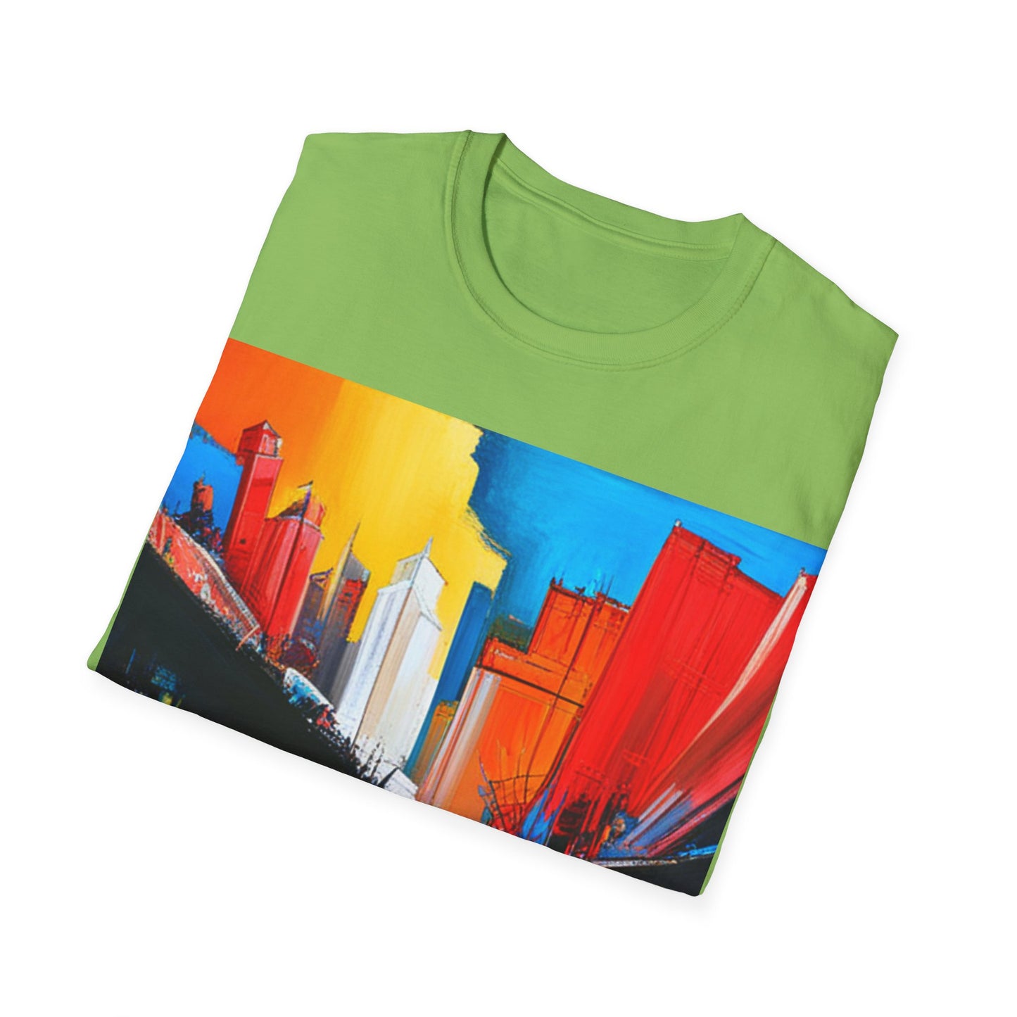 A city Unisex Softstyle T-Shirt