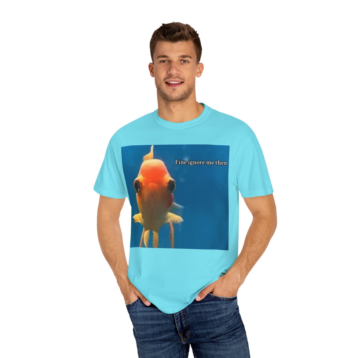 Garment-Dyed T-shirt - Fine Ignore Me Then