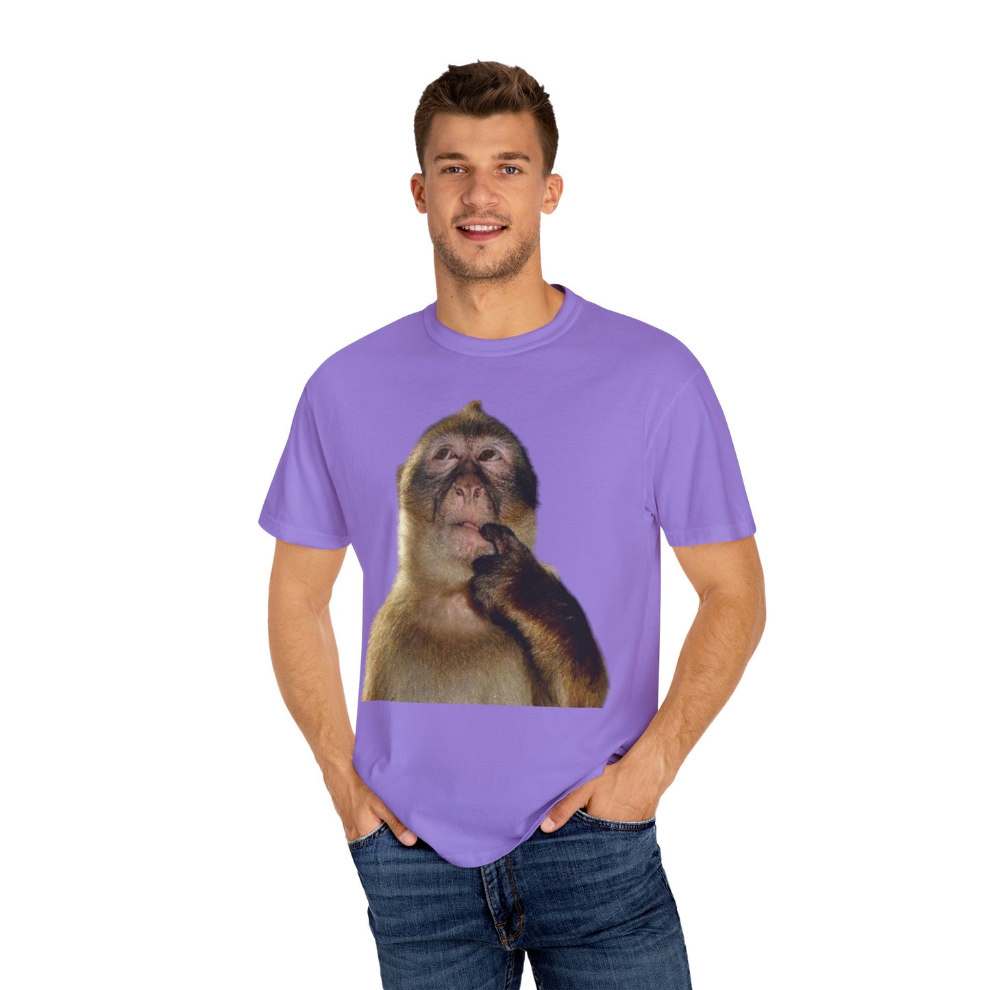 Monkey Thinking Unisex T-shirt