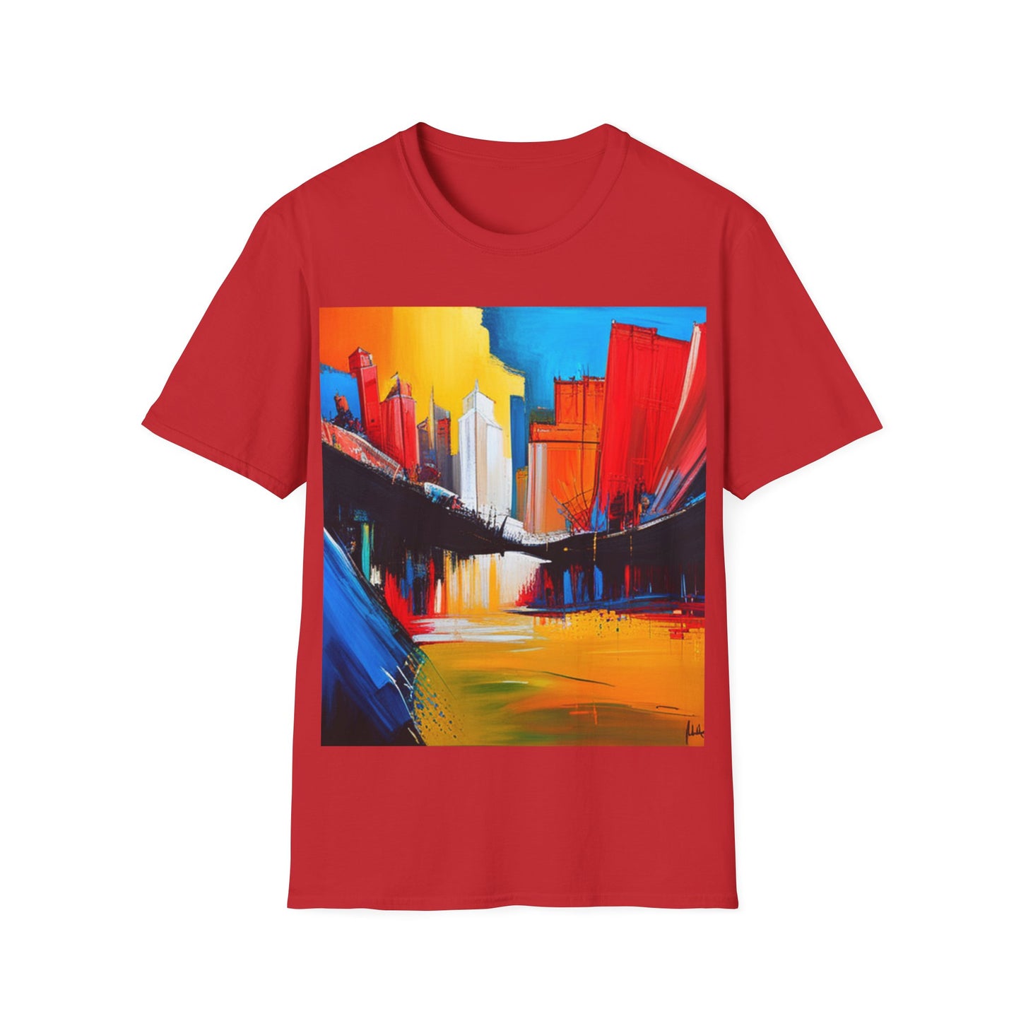 A city Unisex Softstyle T-Shirt