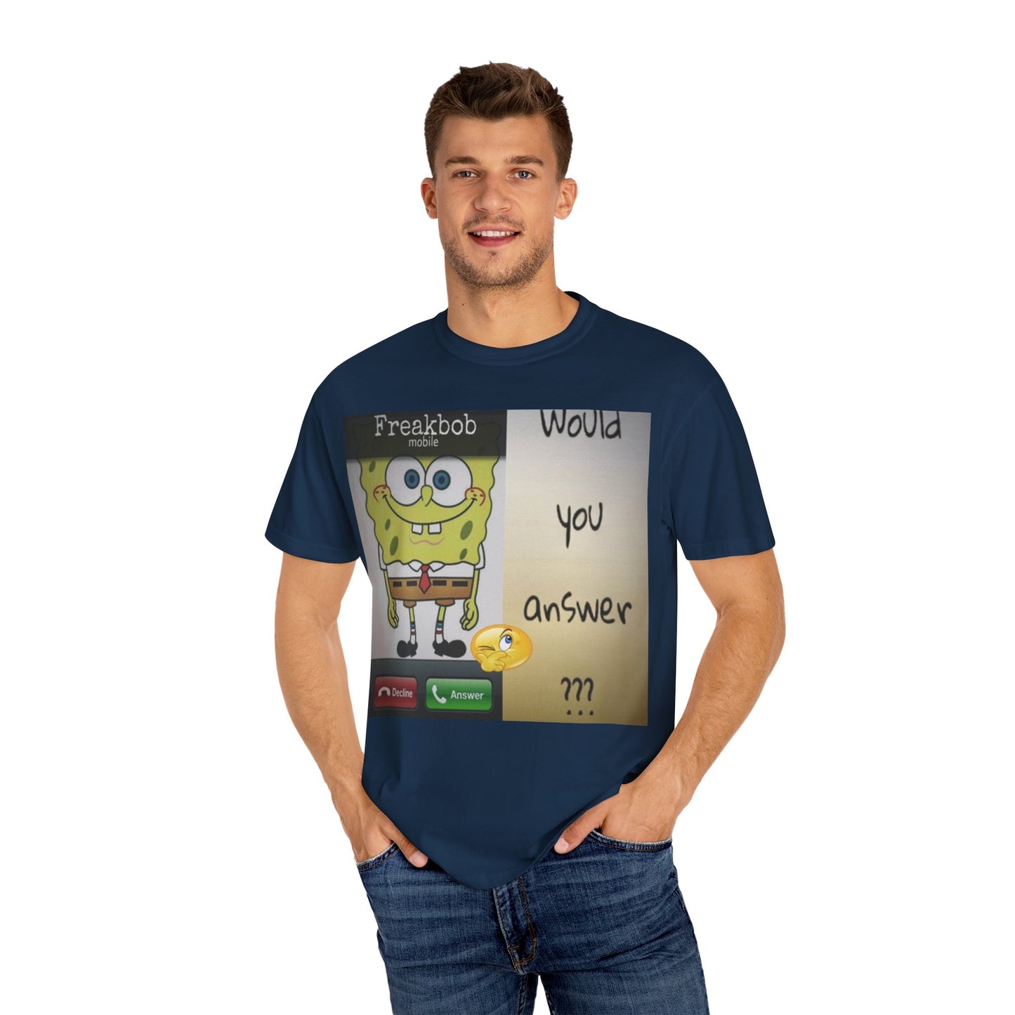 Garment-Dyed T-shirt - Freakbob is calling