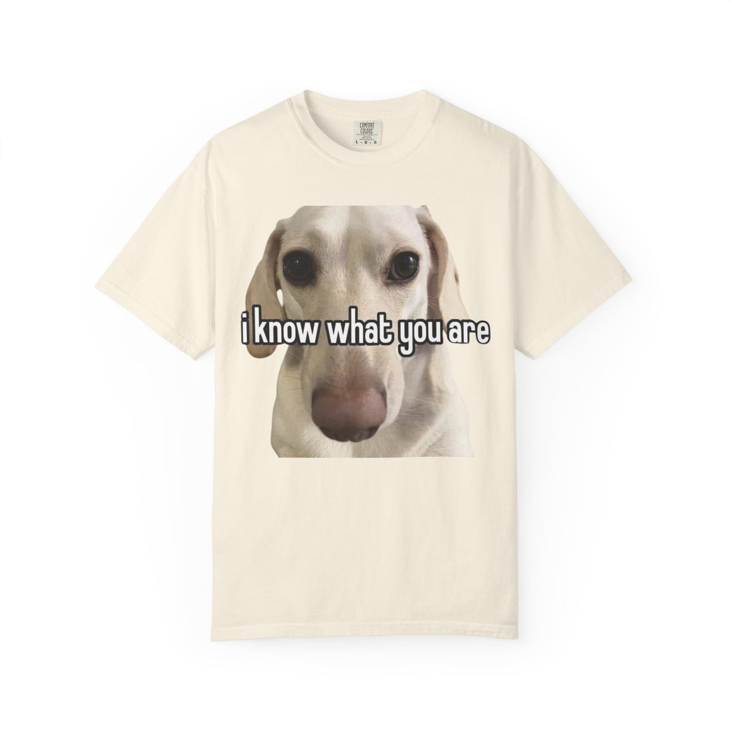 Garment-Dyed T-shirt - I know what you are