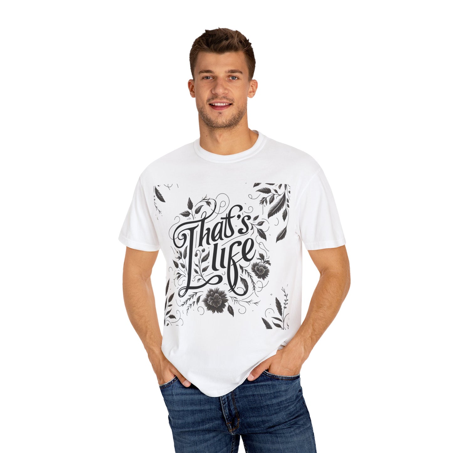 Vintage Unisex T-shirt with 'Thats life' Design