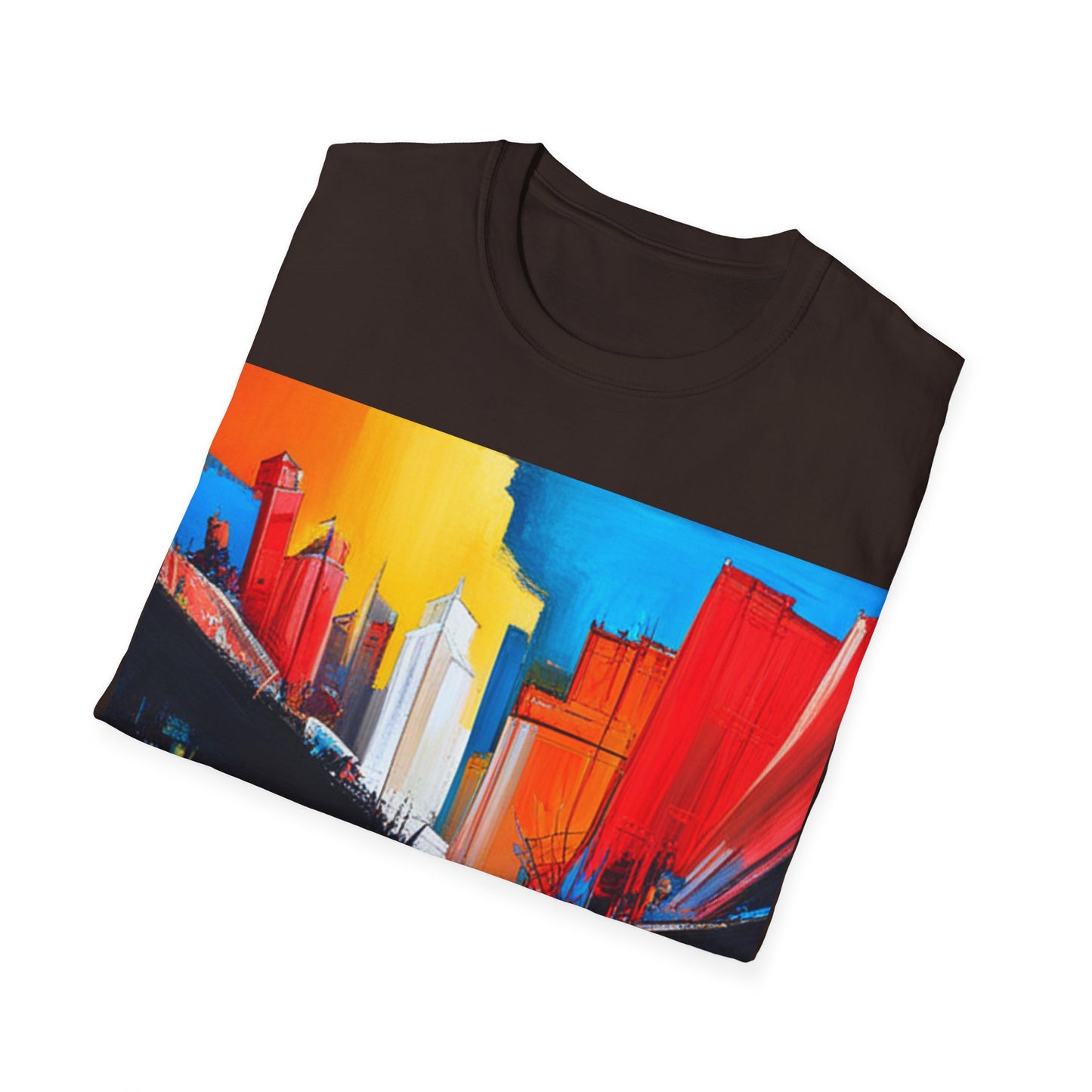 A city Unisex Softstyle T-Shirt
