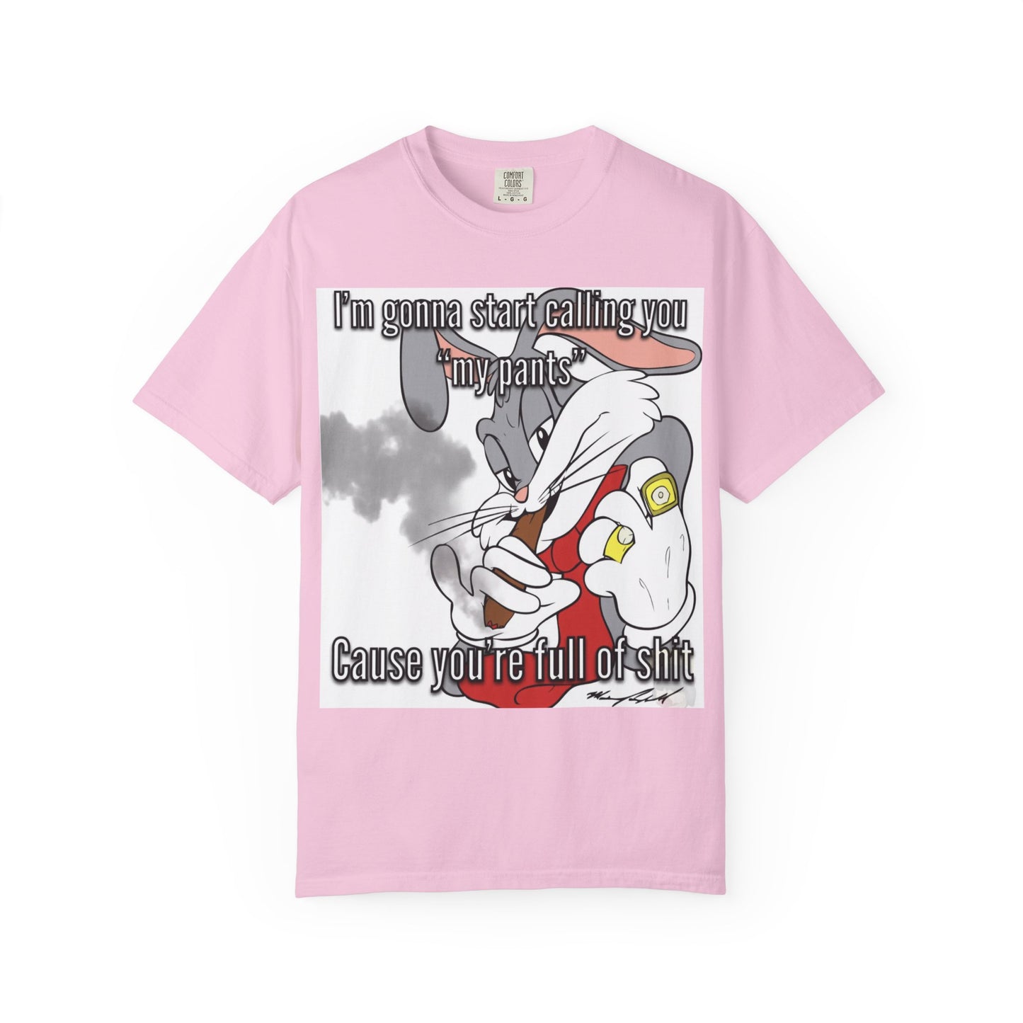 Funny Unisex Garment-Dyed T-shirt - You're full of shit