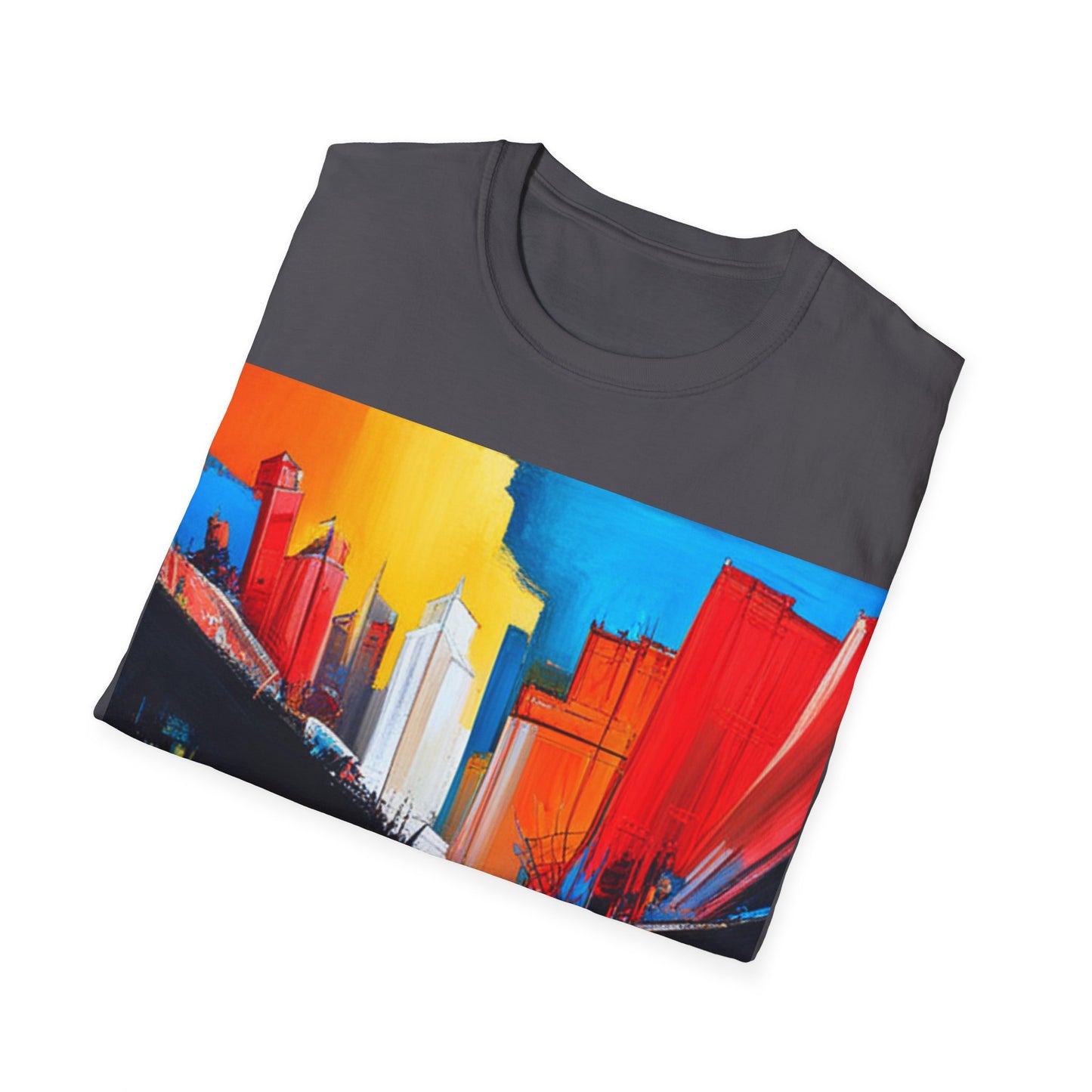 A city Unisex Softstyle T-Shirt
