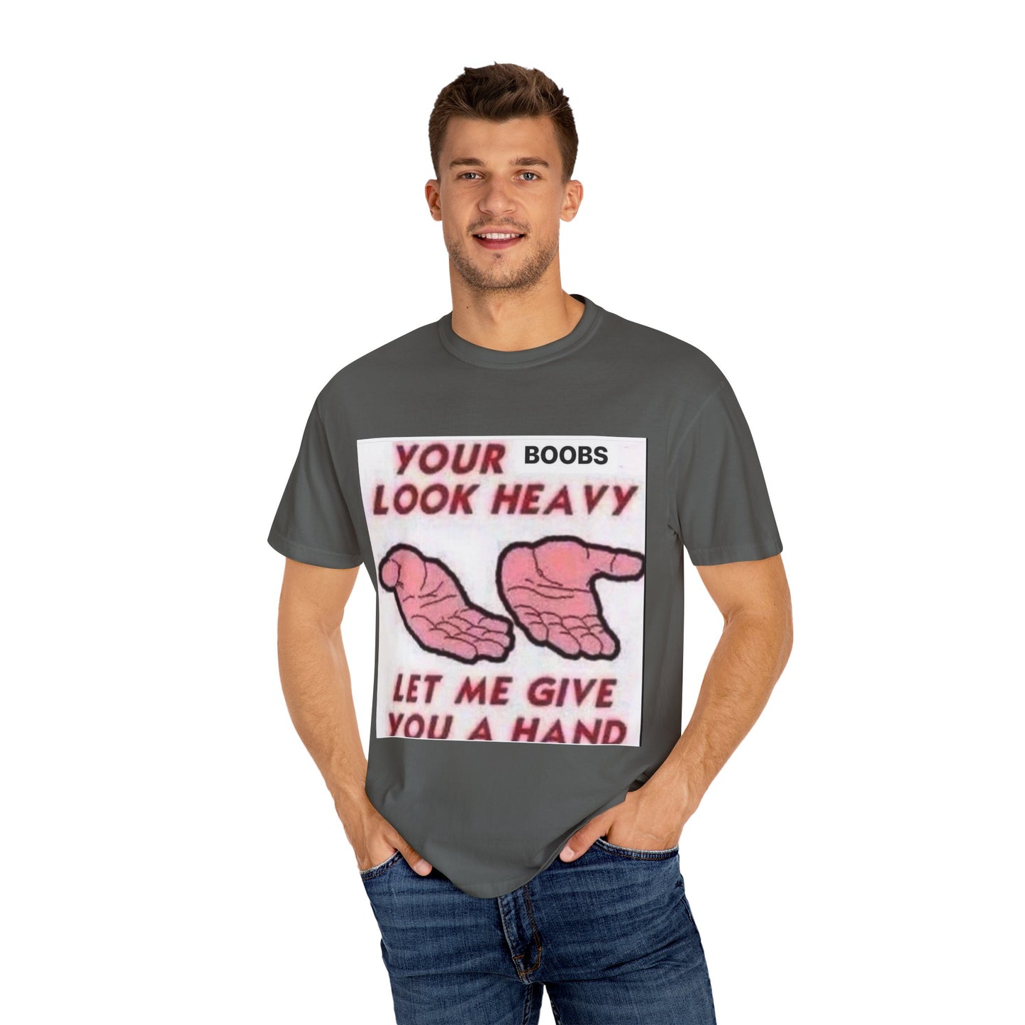 Need a hand? Unisex Garment-Dyed T-shirt