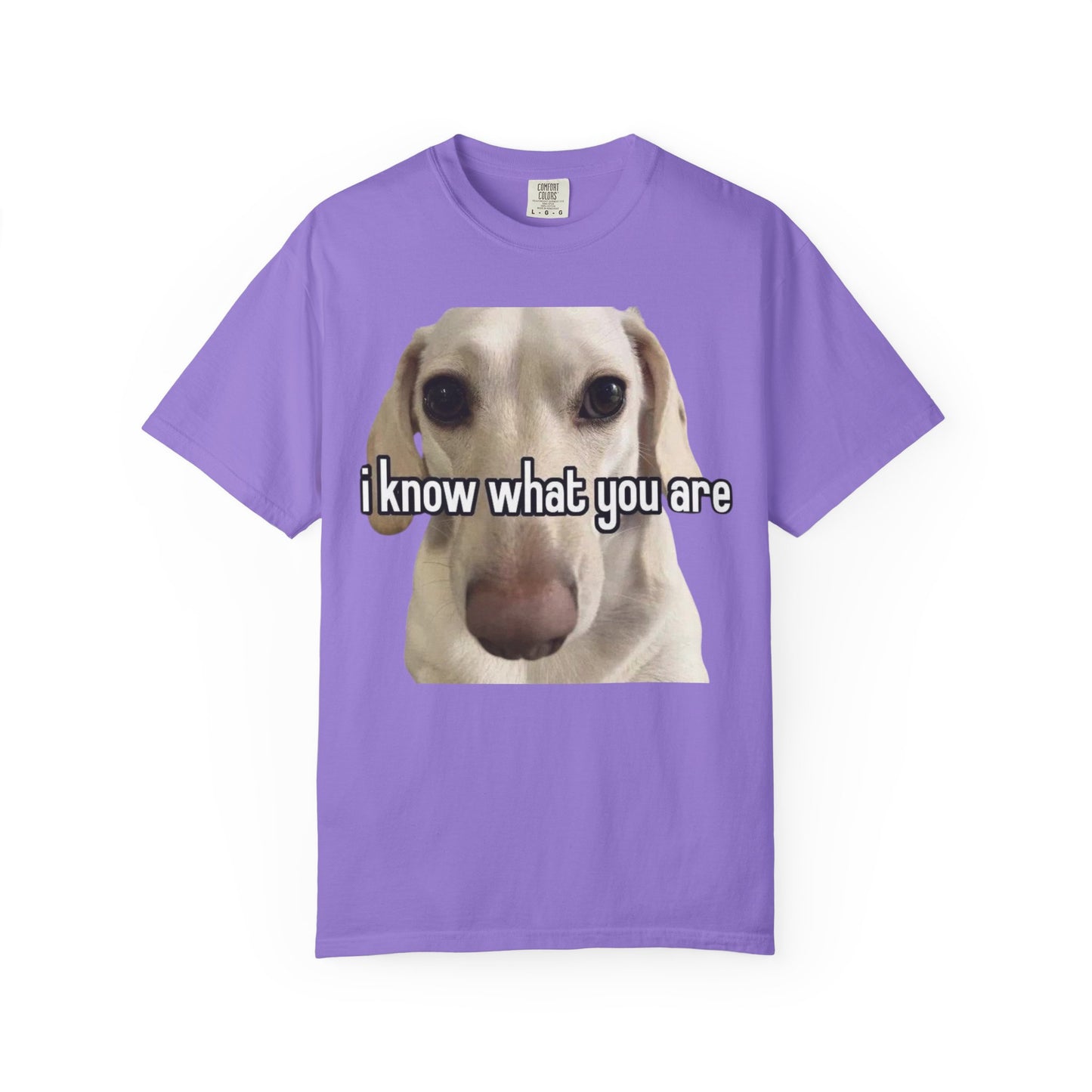 Garment-Dyed T-shirt - I know what you are