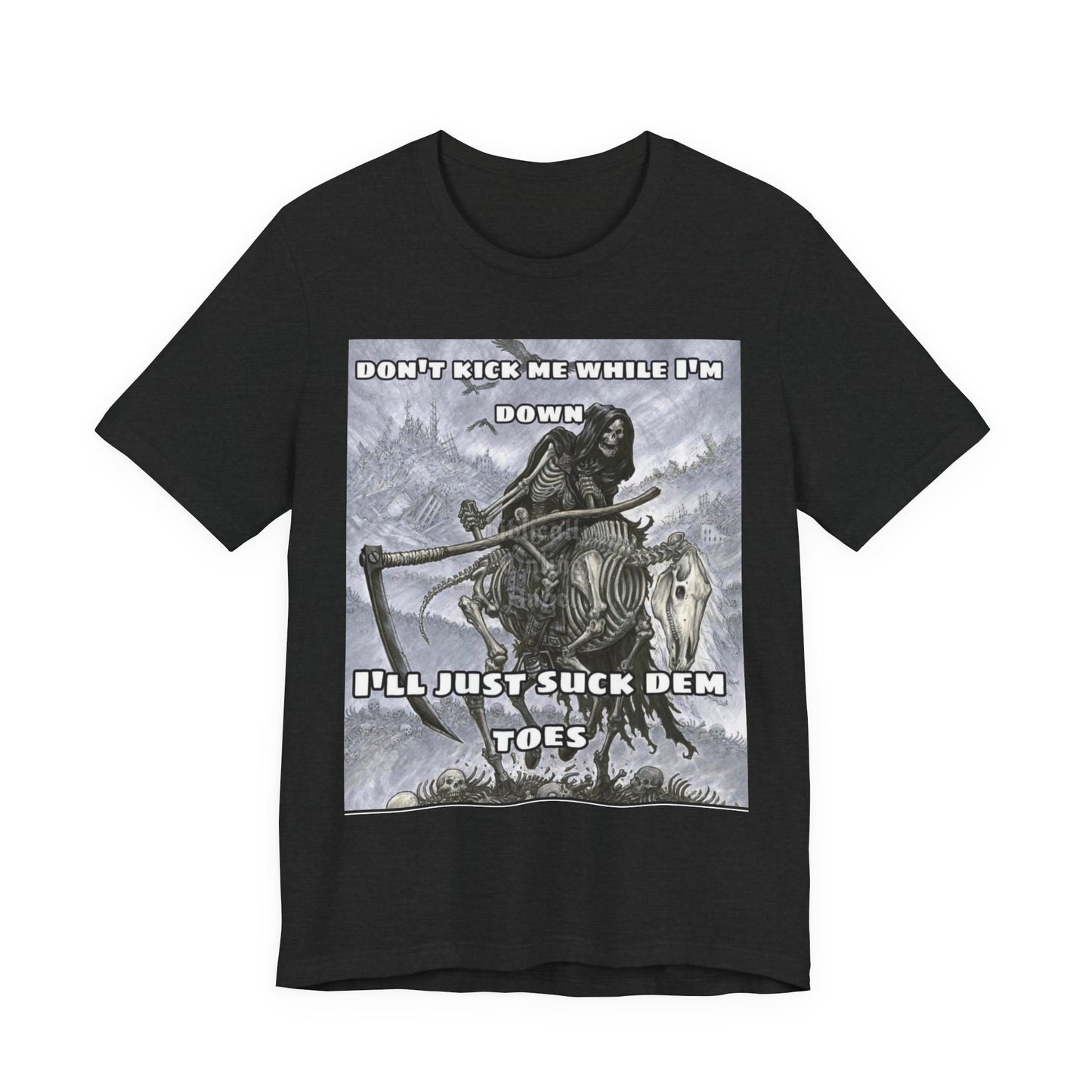 Funny Unisex Tee - Suckin on Toes Design
