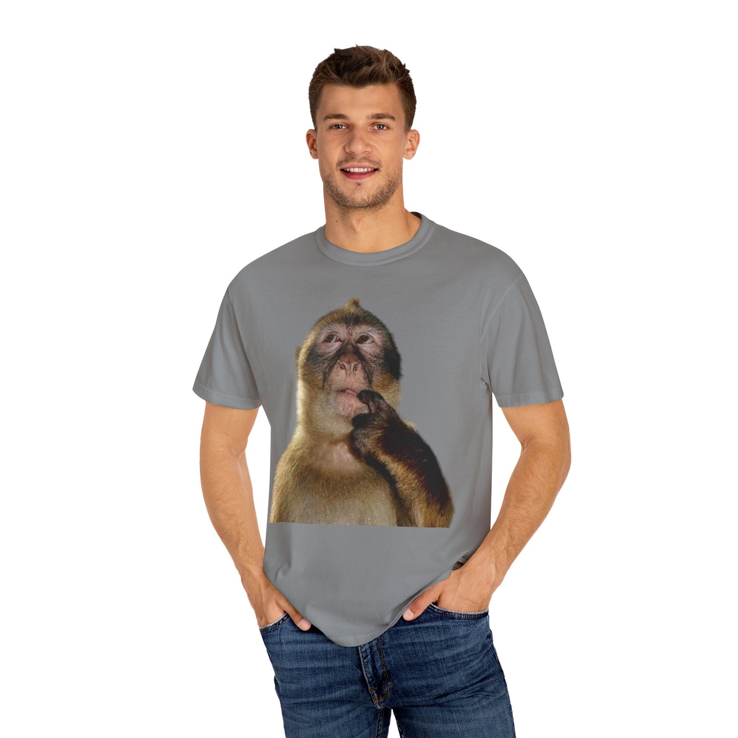 Monkey Thinking Unisex T-shirt