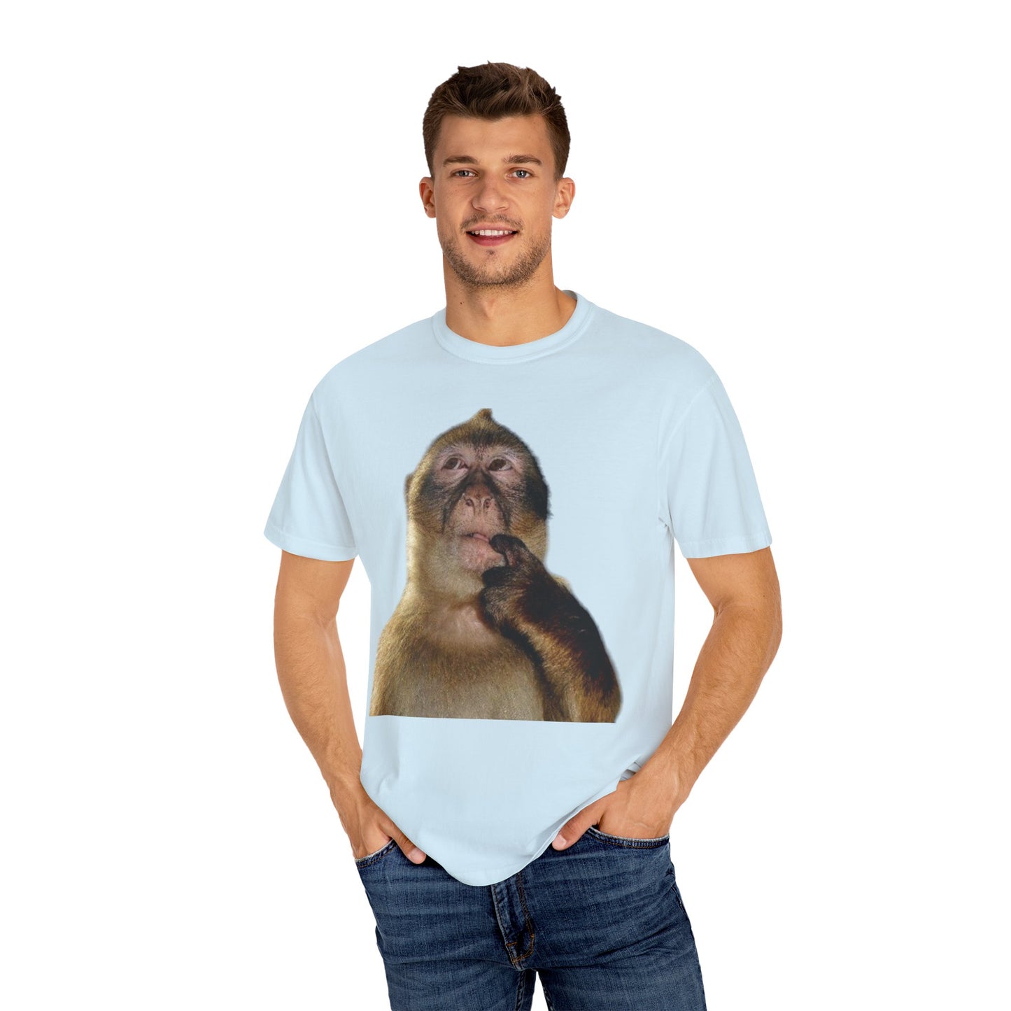 Monkey Thinking Unisex T-shirt