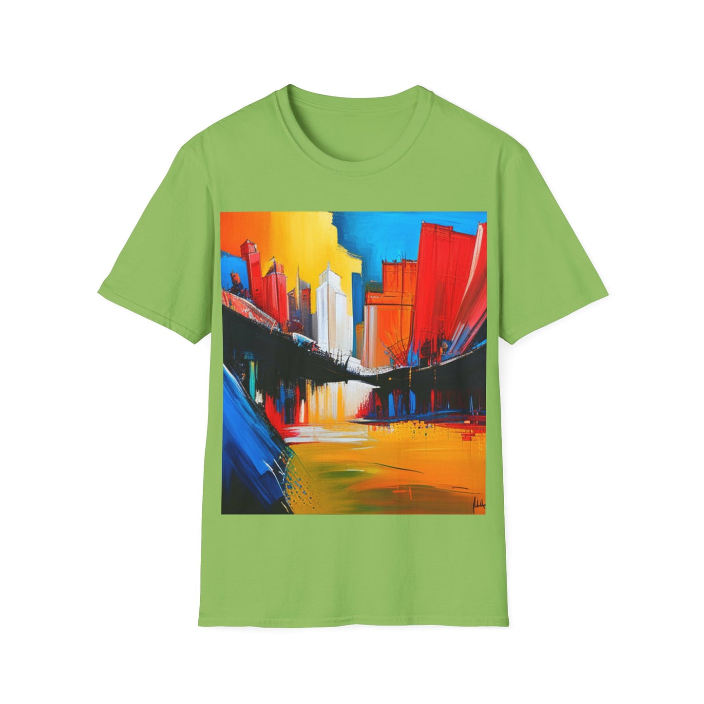 A city Unisex Softstyle T-Shirt