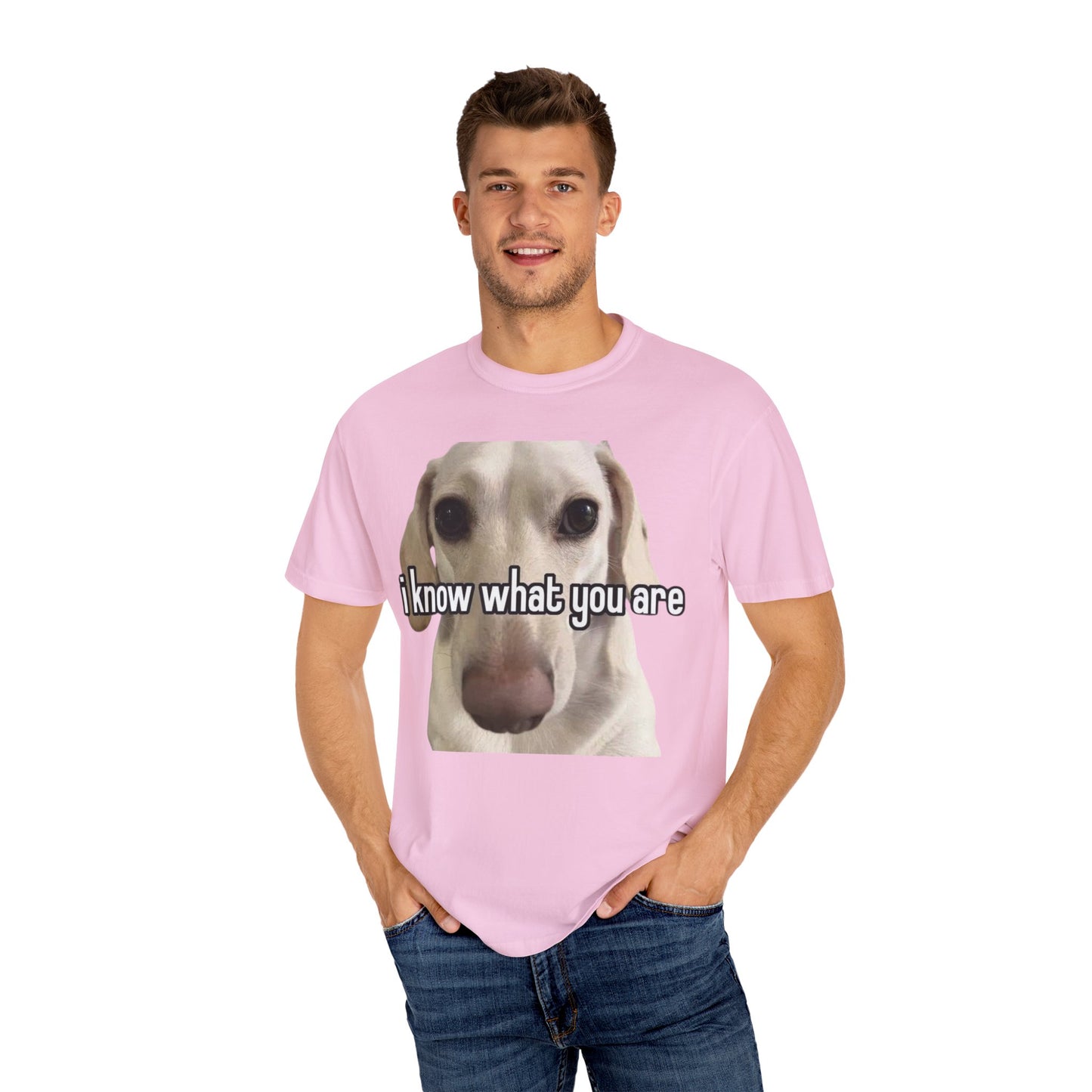 Garment-Dyed T-shirt - I know what you are