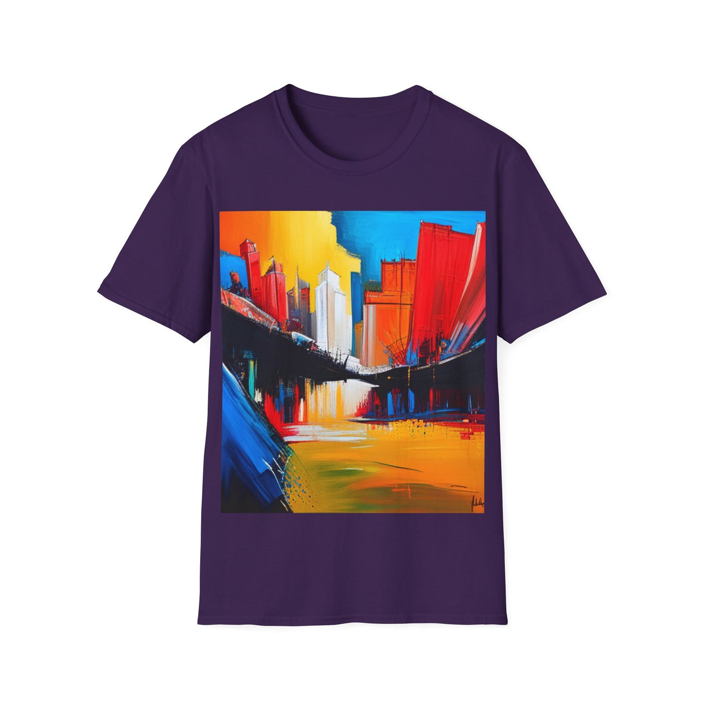 A city Unisex Softstyle T-Shirt