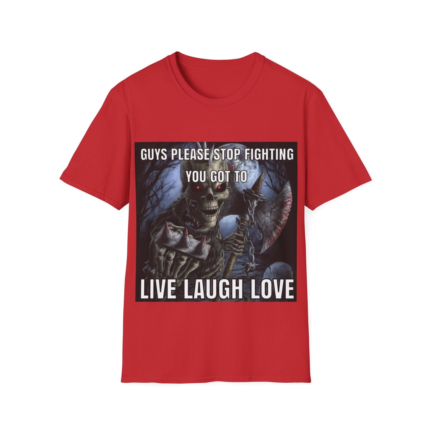 live laugh loveUnisex Softstyle T-Shirt