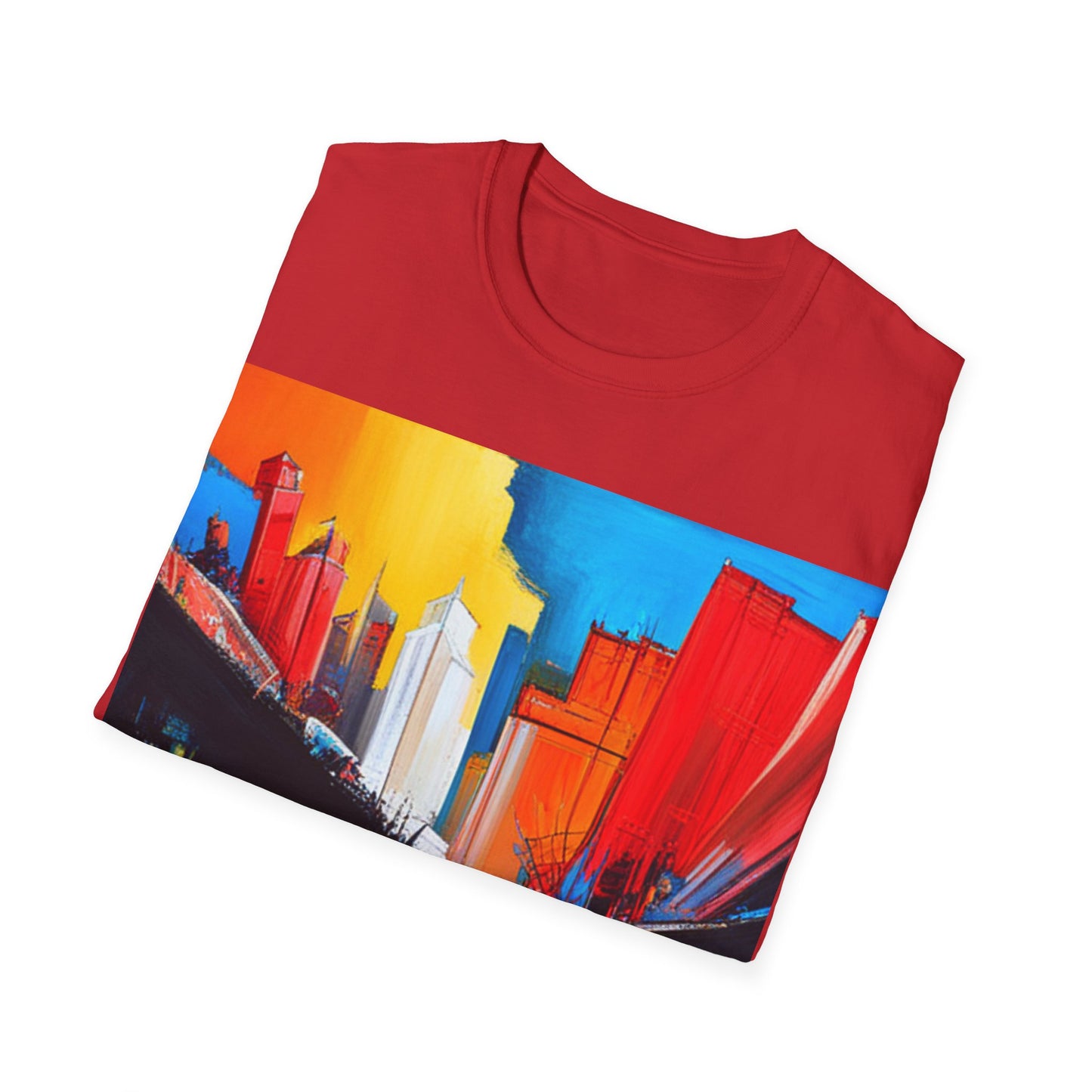 A city Unisex Softstyle T-Shirt