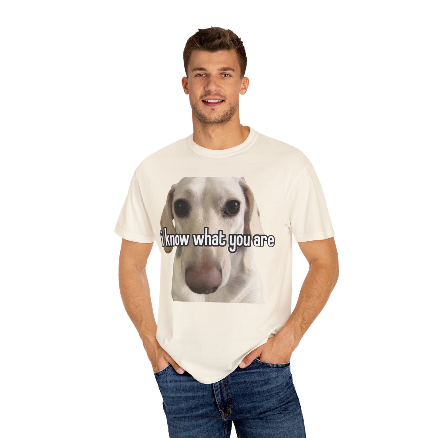 Garment-Dyed T-shirt - I know what you are