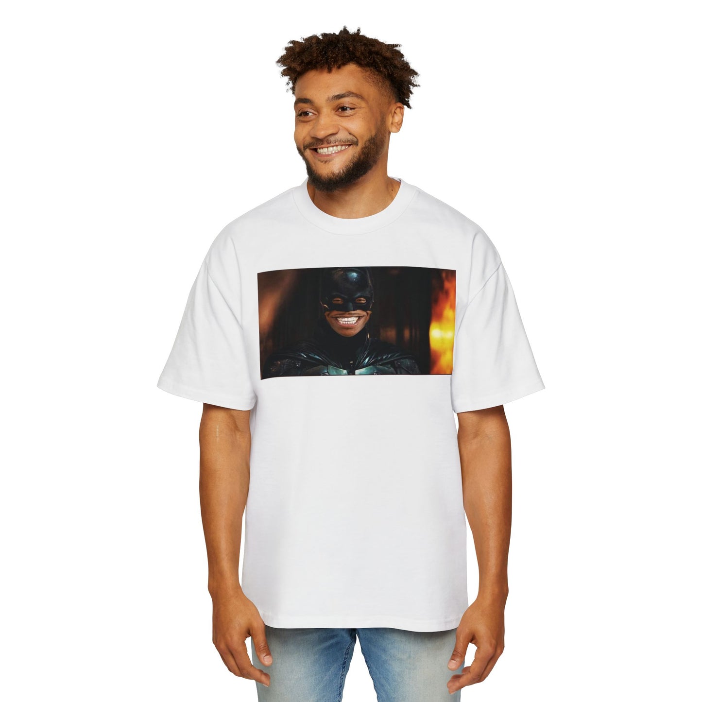 Oversized Tee - Da Baby the Rapper Batman Design