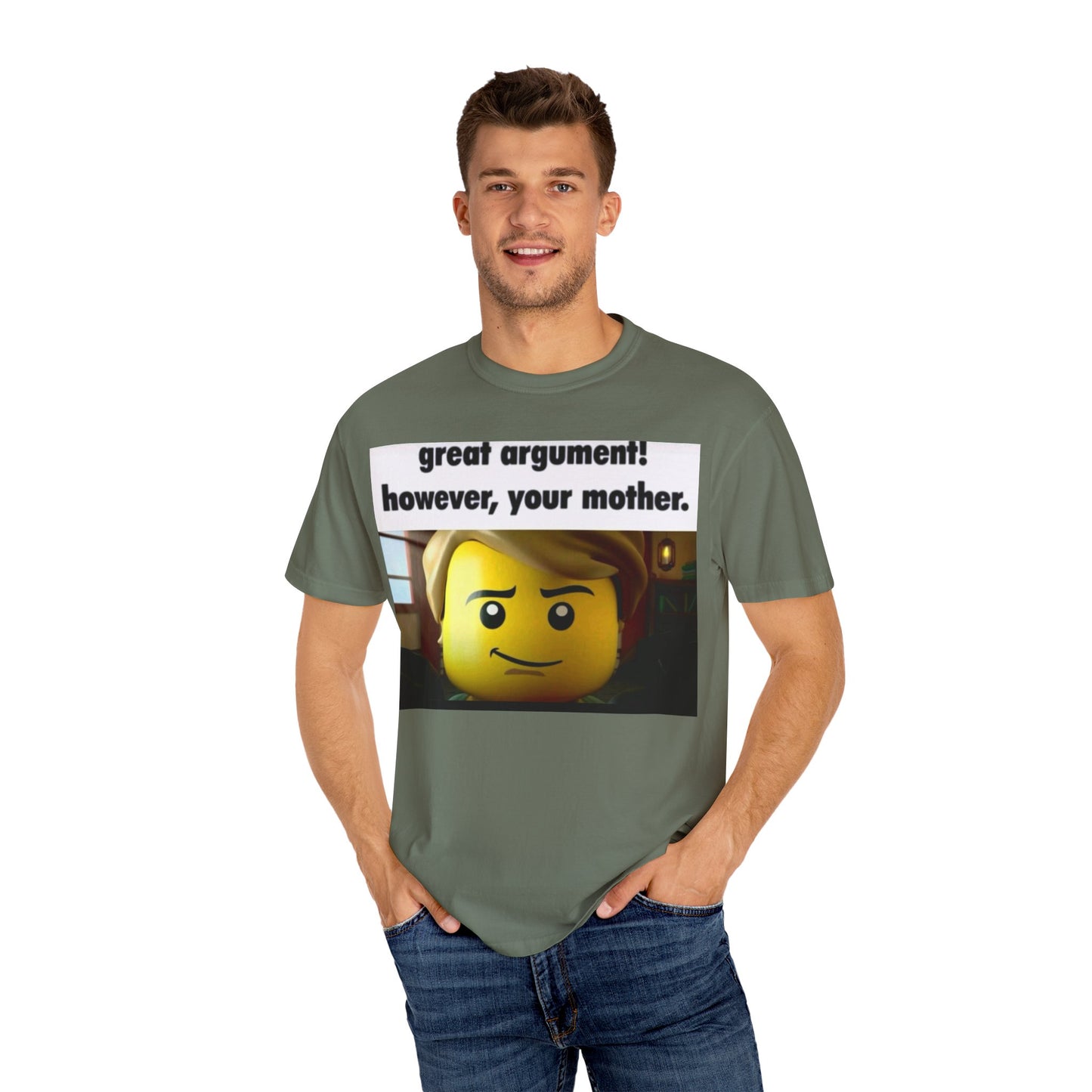 Funny Unisex T-Shirt - Great Argument! However, Your Mother - Humor Tee for Casual Wear, Gifts, Self-Expression, Memes