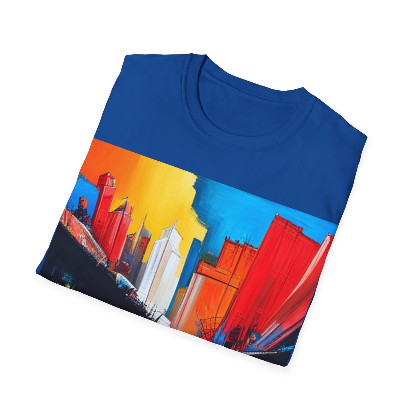 A city Unisex Softstyle T-Shirt