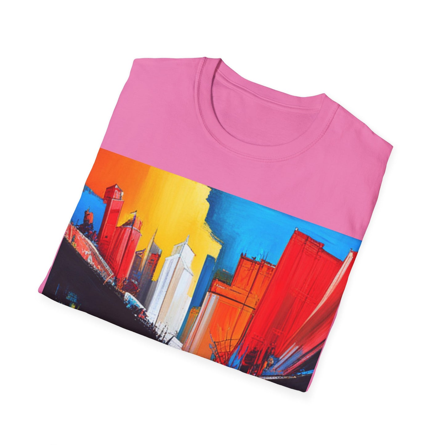 A city Unisex Softstyle T-Shirt
