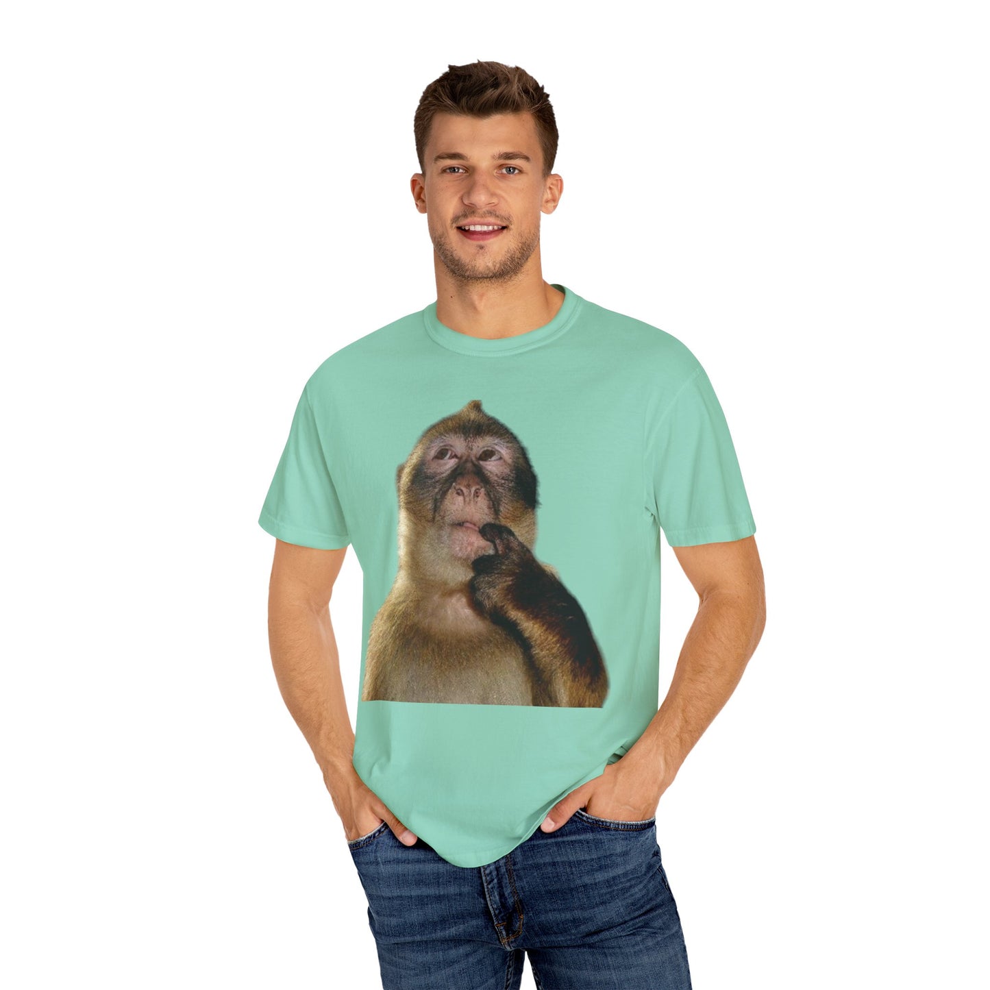 Monkey Thinking Unisex T-shirt