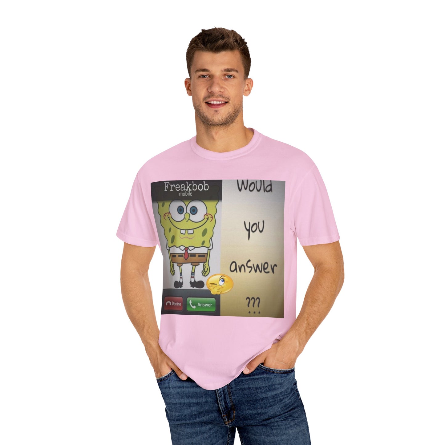 Garment-Dyed T-shirt - Freakbob is calling