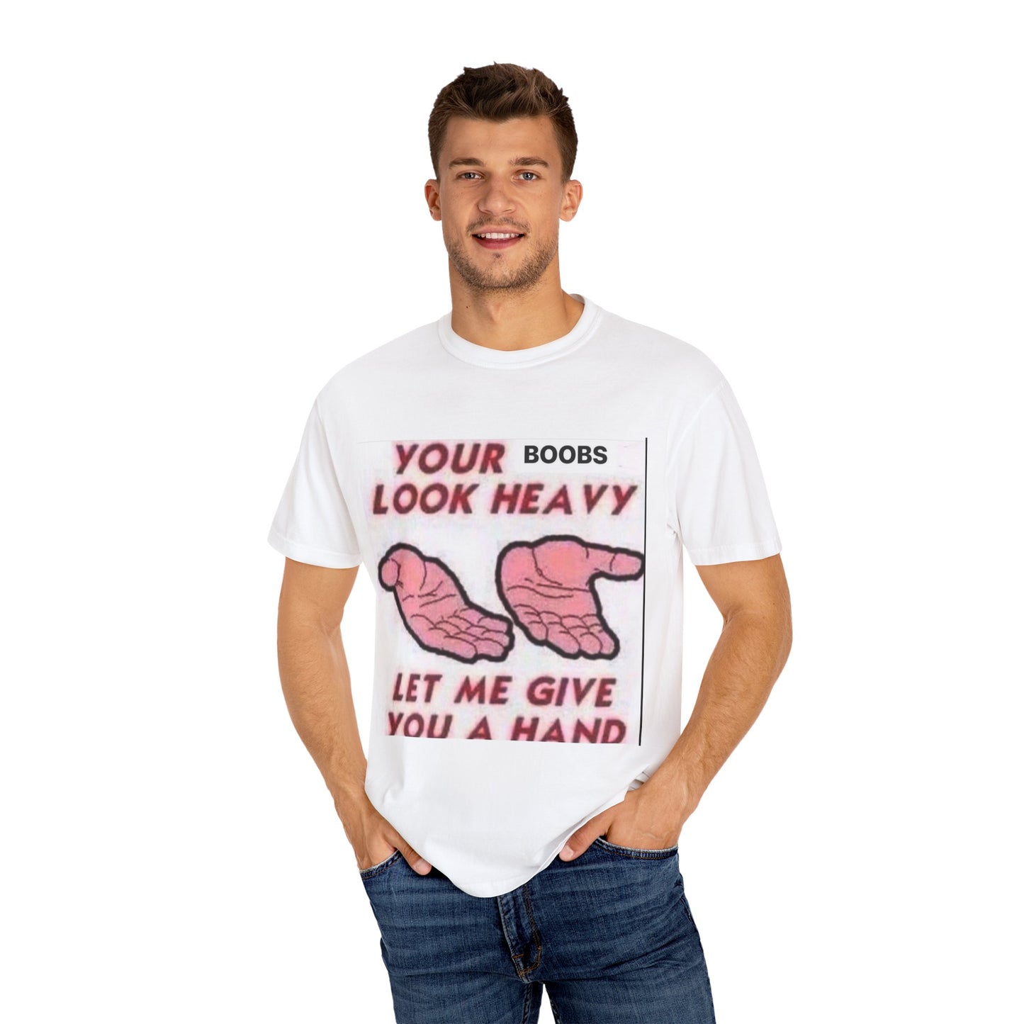 Need a hand? Unisex Garment-Dyed T-shirt