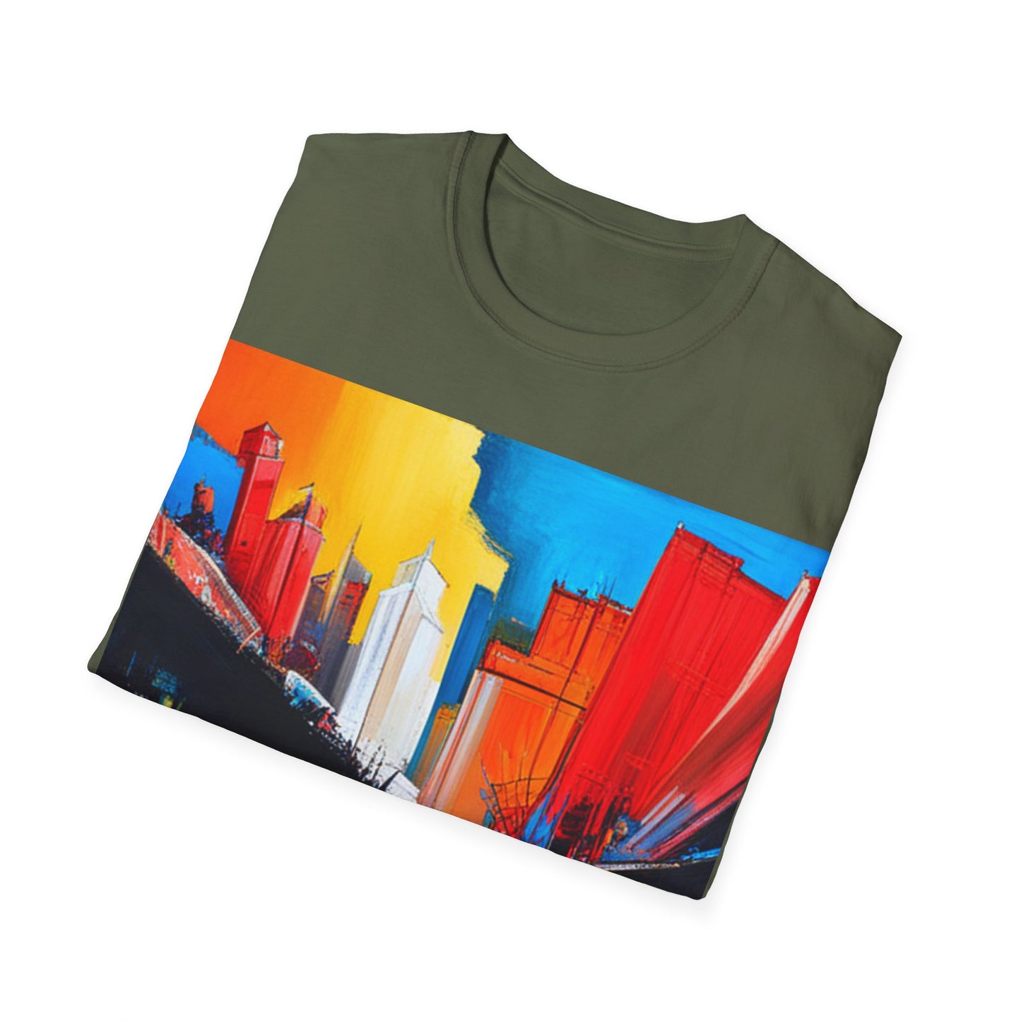A city Unisex Softstyle T-Shirt