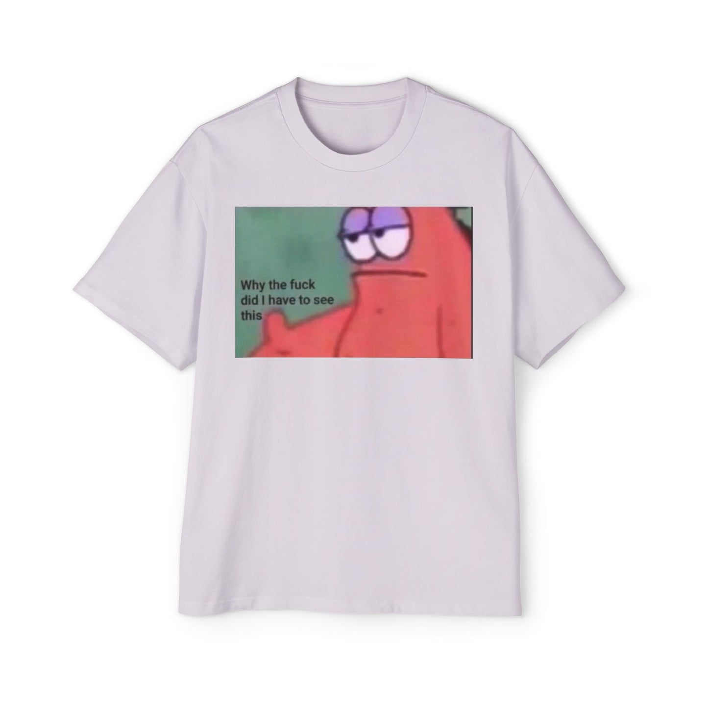 Oversized Tee Patrick Meme Shirt