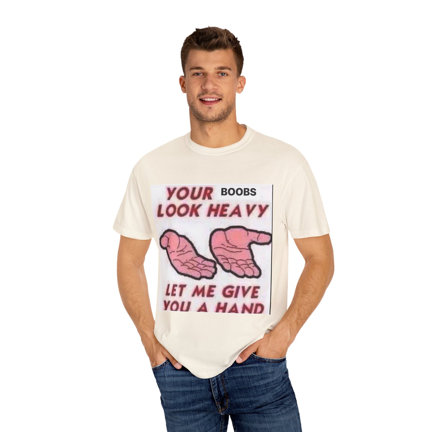Need a hand? Unisex Garment-Dyed T-shirt