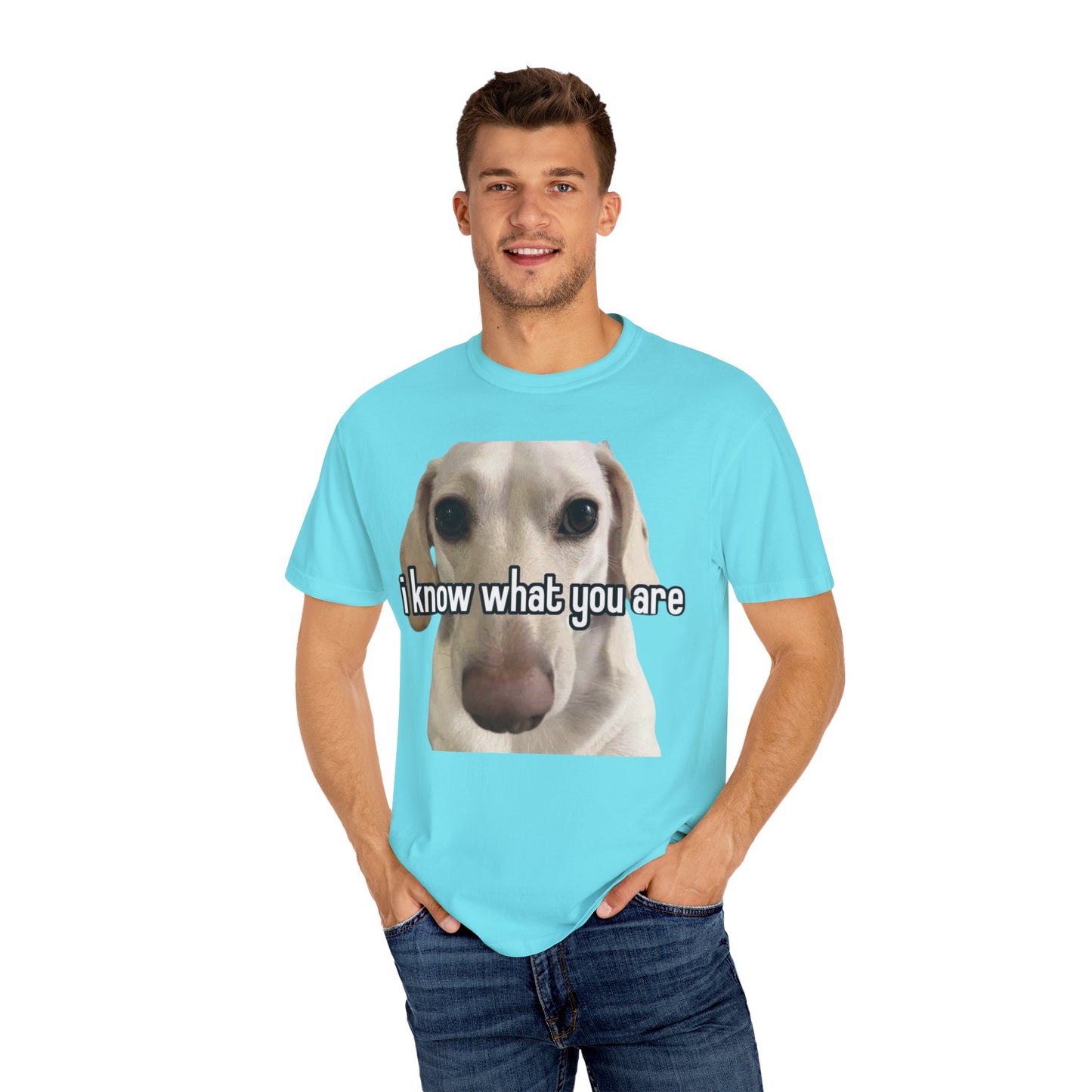 Garment-Dyed T-shirt - I know what you are