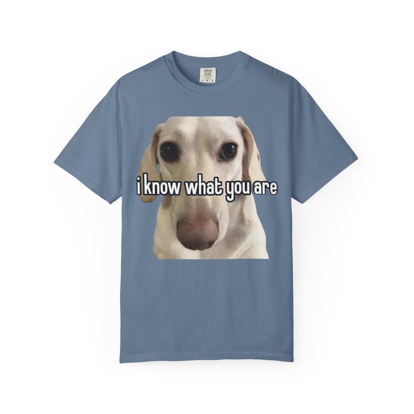 Garment-Dyed T-shirt - I know what you are