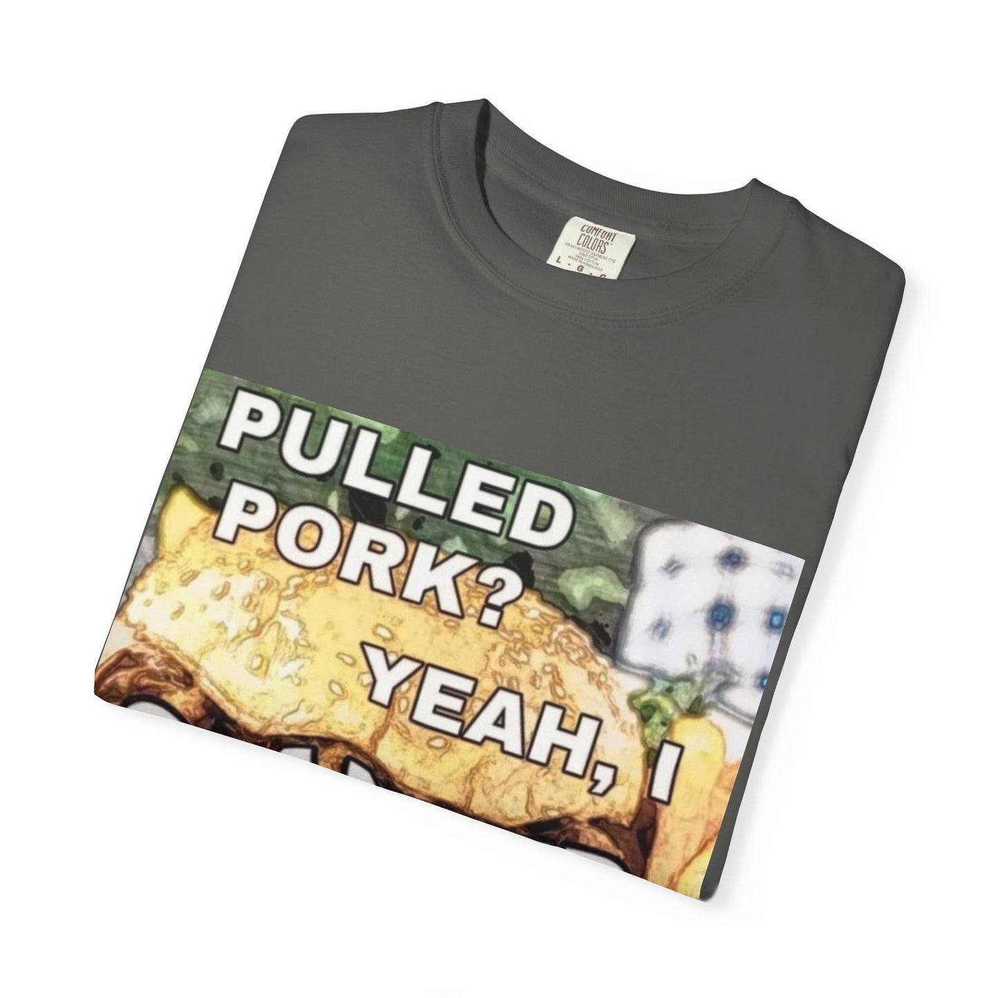 Cranking my hog pulled Unisex Garment-Dyed T-shirt