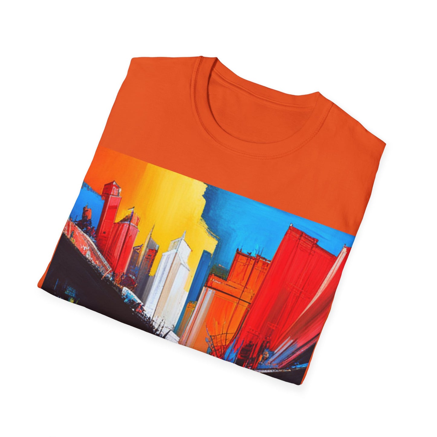 A city Unisex Softstyle T-Shirt