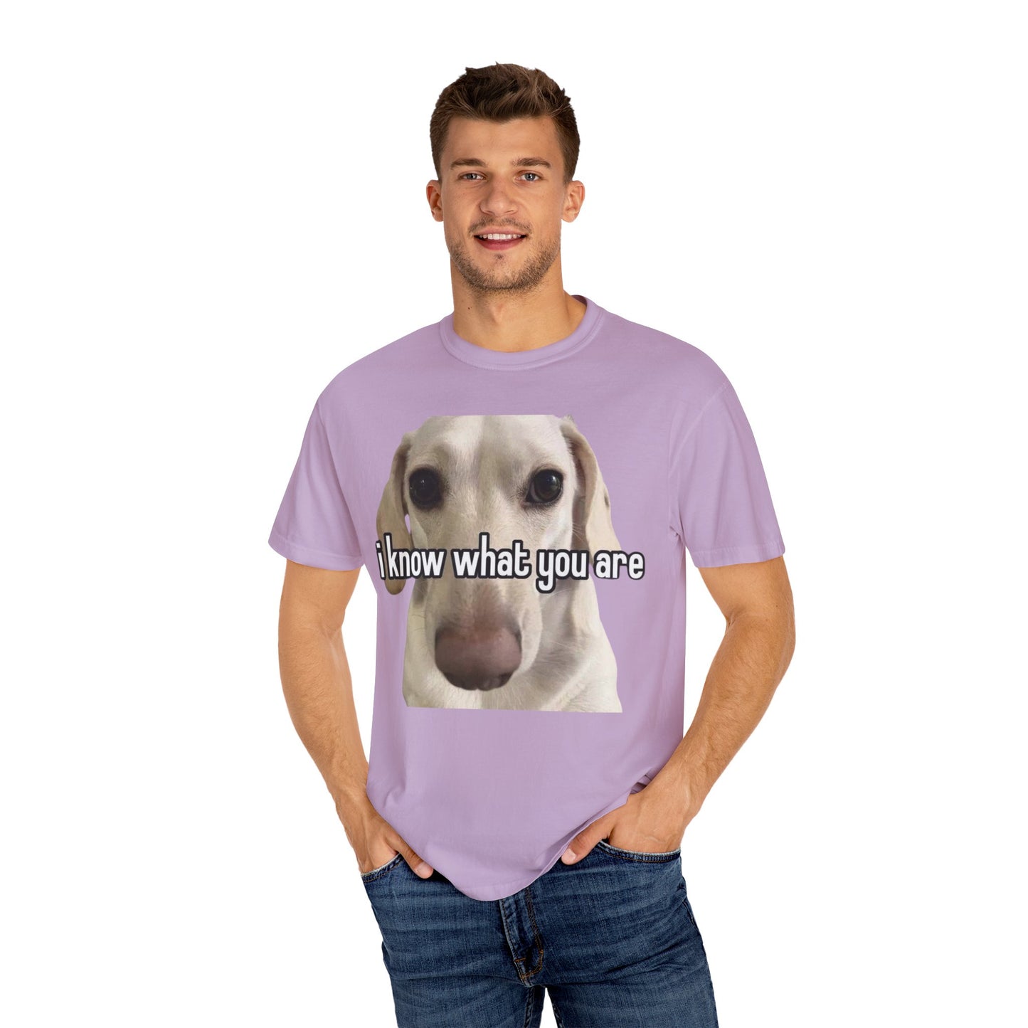 Garment-Dyed T-shirt - I know what you are
