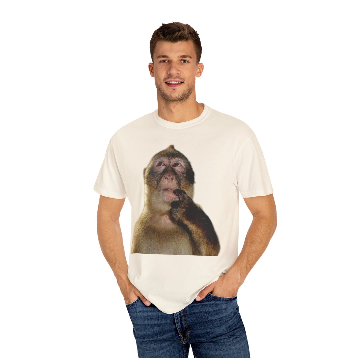 Monkey Thinking Unisex T-shirt