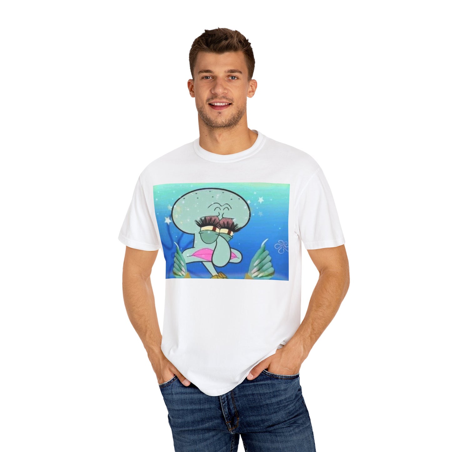 Garment-Dyed T-shirt - Zesty Squidward