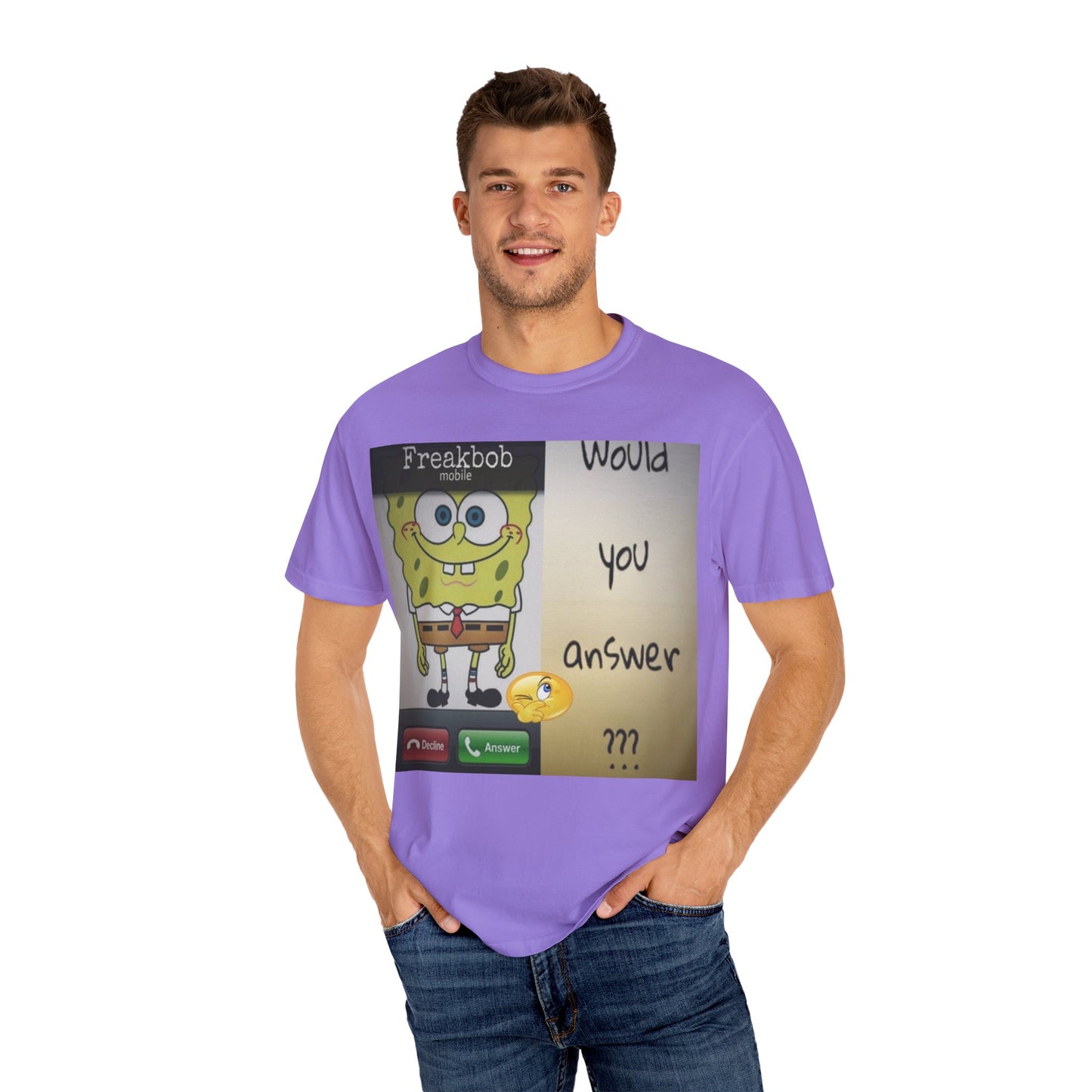 Garment-Dyed T-shirt - Freakbob is calling