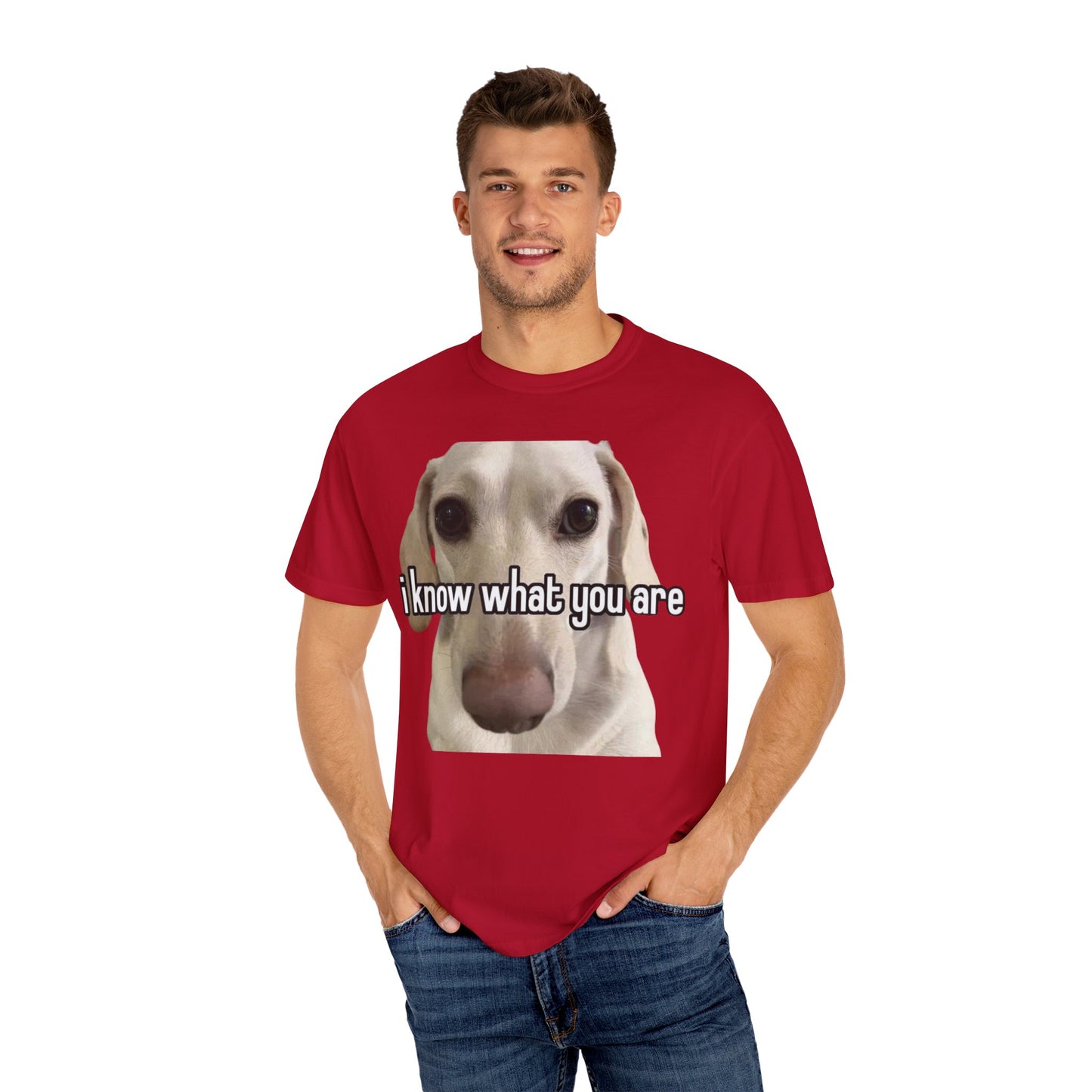 Garment-Dyed T-shirt - I know what you are