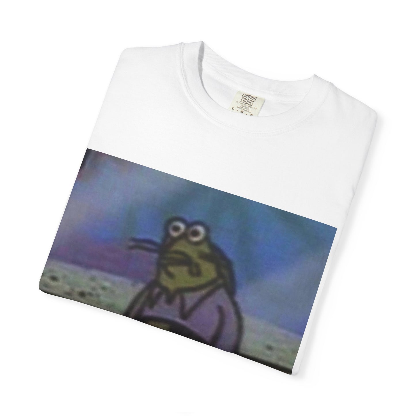 Green fish spongebob Unisex Garment-Dyed T-shirt