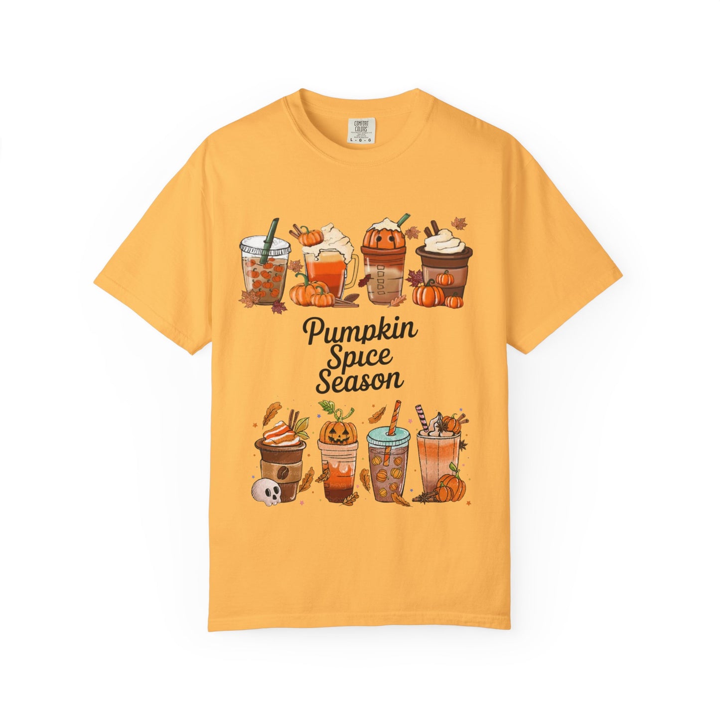 Garment-Dyed T-shirt - Definition of Pumpkin Spice Lattes