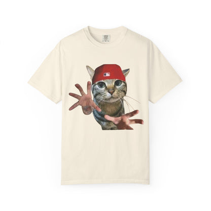 Funny Cat Graphic T-Shirt, Unisex Streetwear Tee, Pet Lover Gift, Casual Wear, Unique Animal Design Shirt