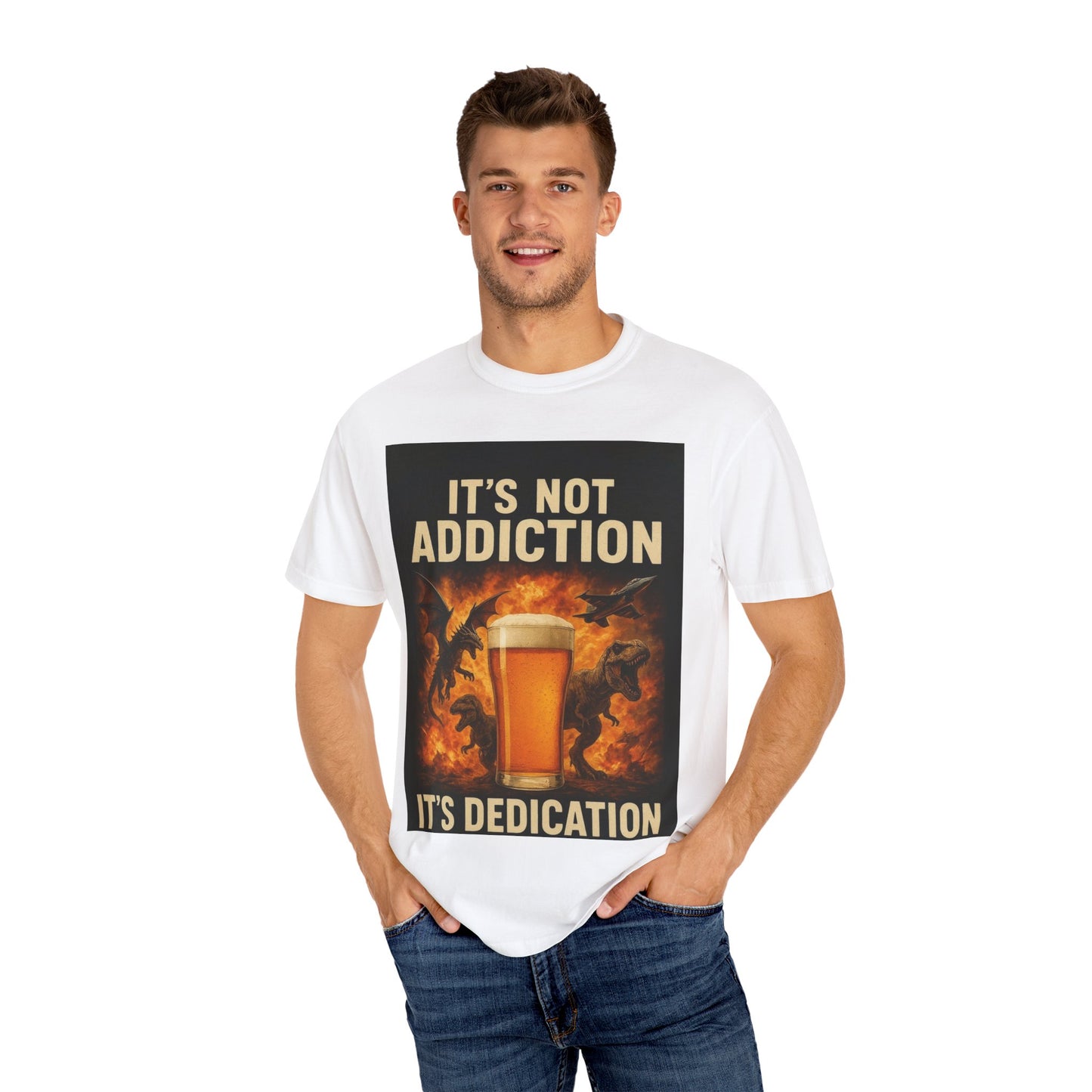 Addiction Unisex T-shirt - Vintage Garment-Dyed Tee
