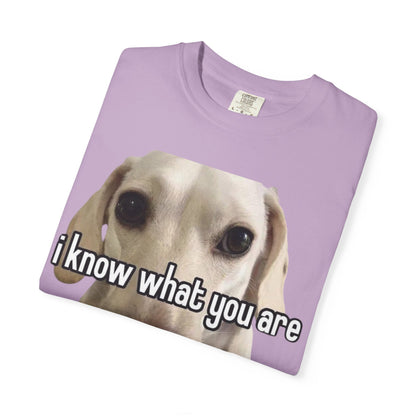 Garment-Dyed T-shirt - I know what you are
