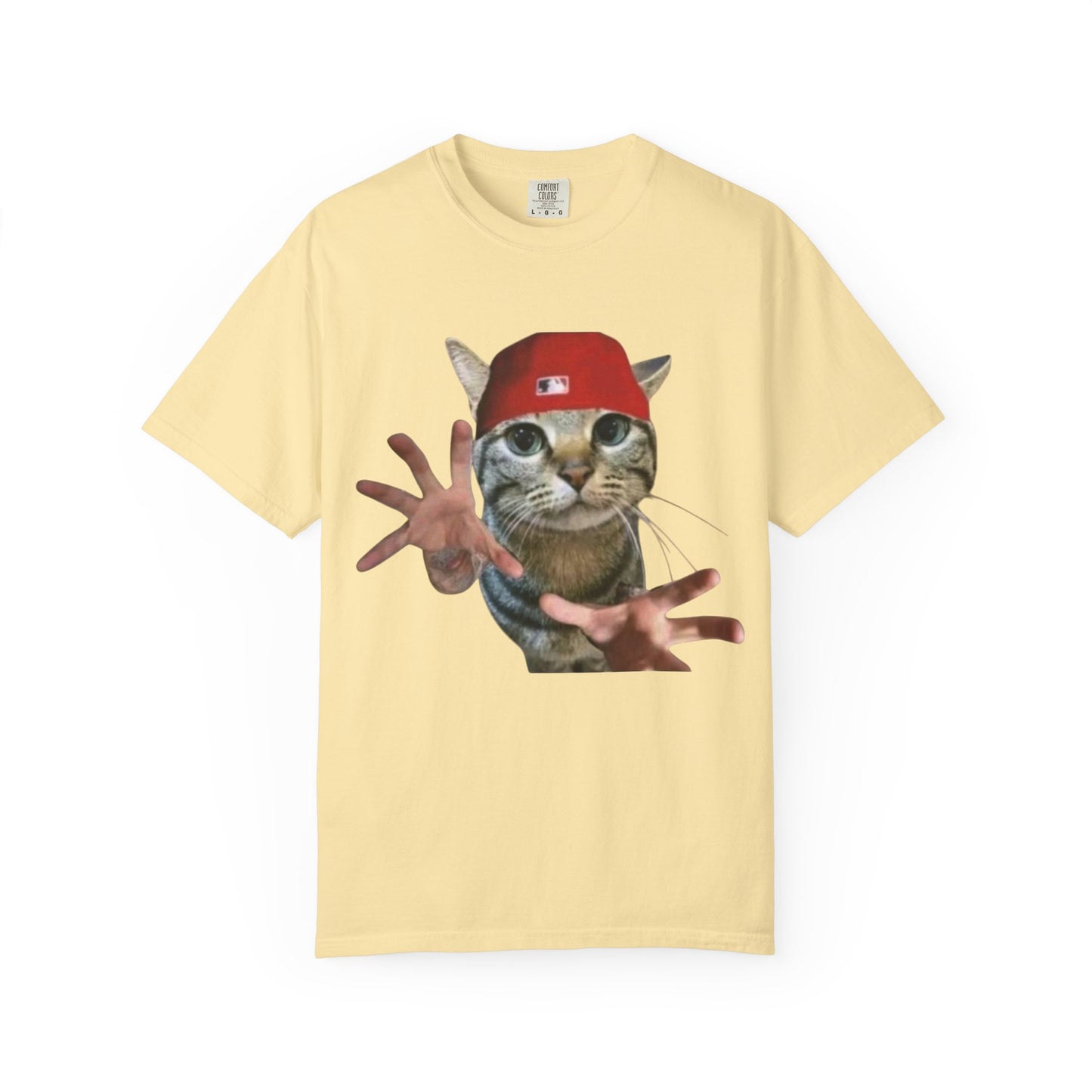 Funny Cat Graphic T-Shirt, Unisex Streetwear Tee, Pet Lover Gift, Casual Wear, Unique Animal Design Shirt