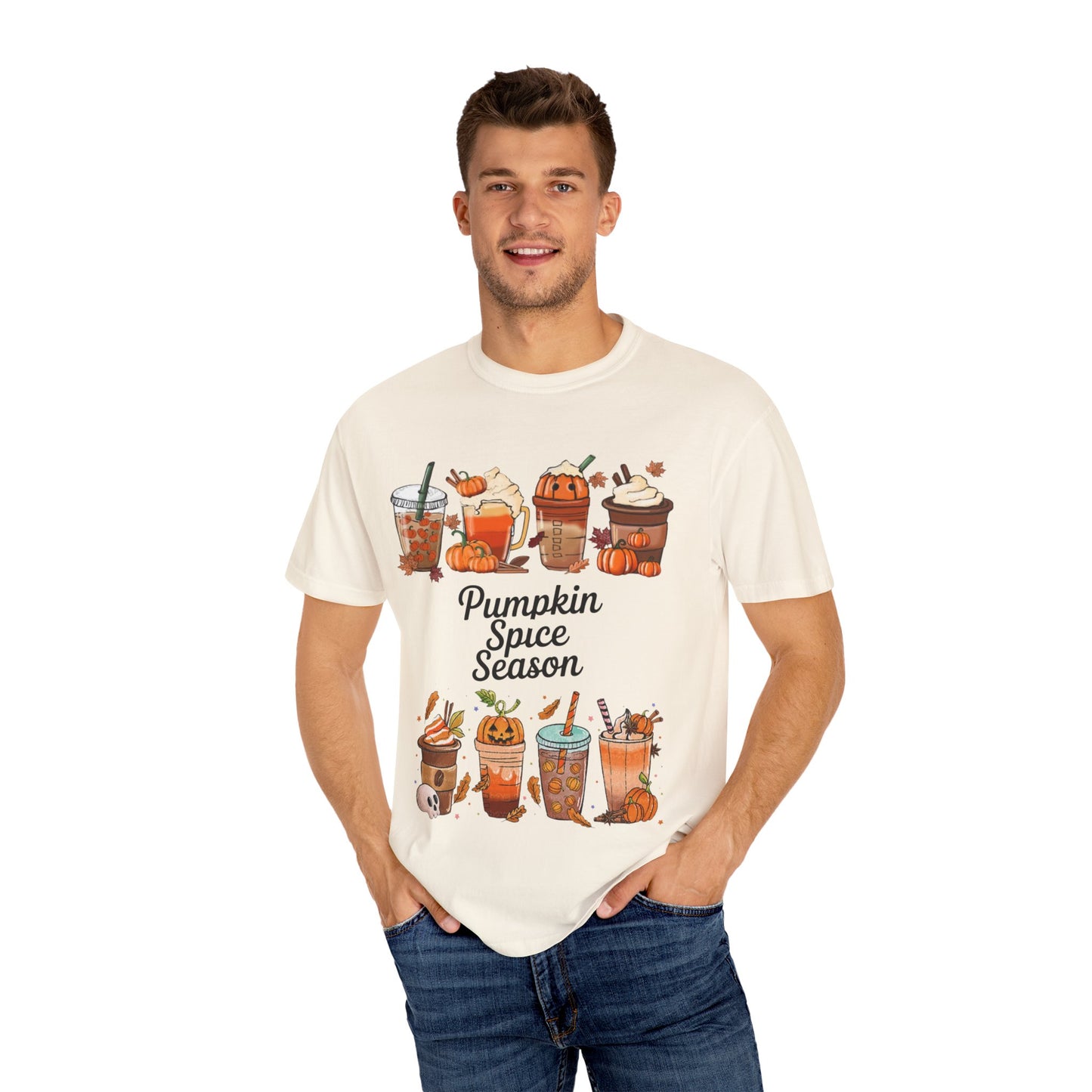 Garment-Dyed T-shirt - Definition of Pumpkin Spice Lattes
