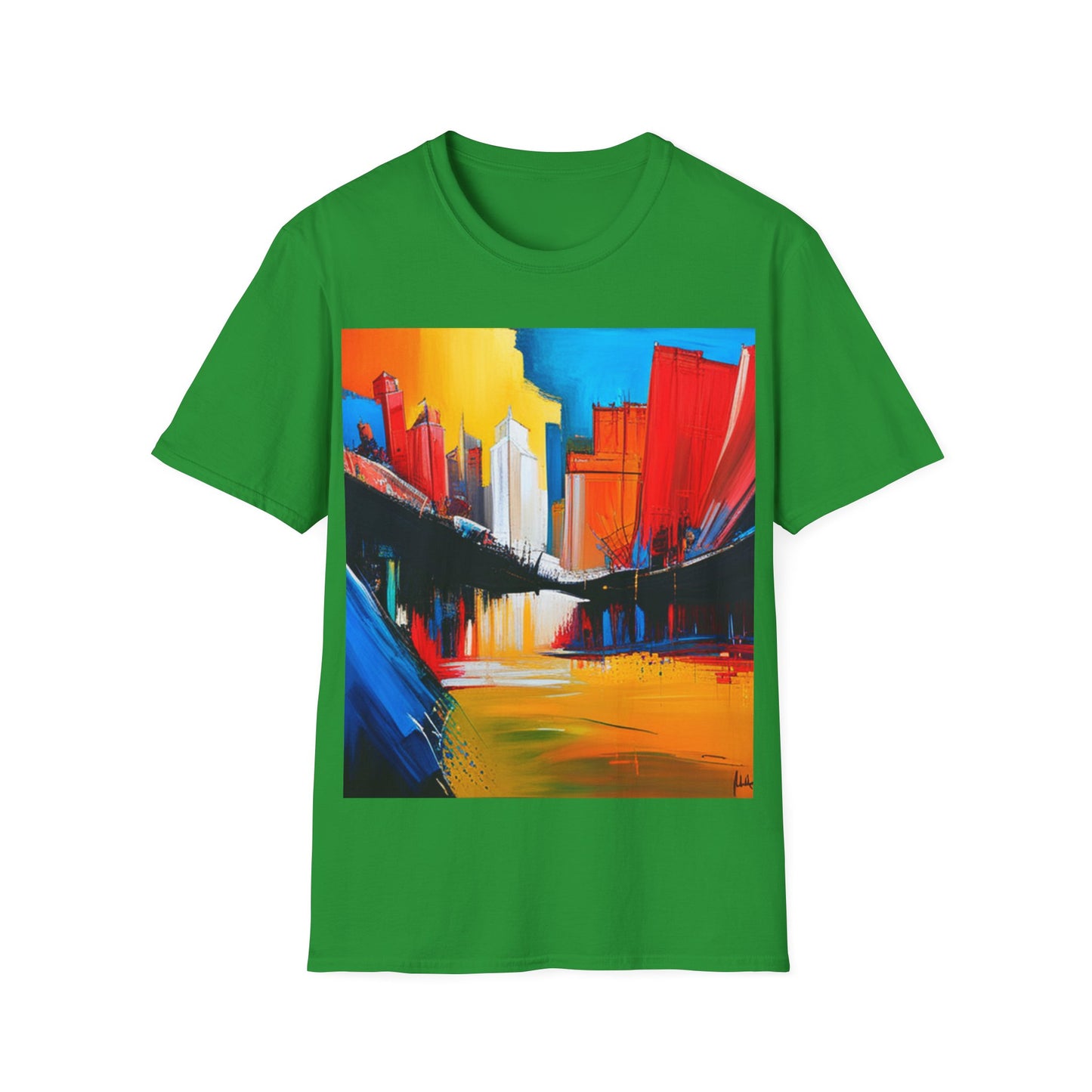 A city Unisex Softstyle T-Shirt
