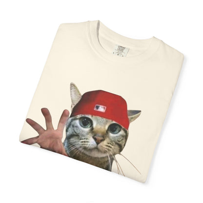 Funny Cat Graphic T-Shirt, Unisex Streetwear Tee, Pet Lover Gift, Casual Wear, Unique Animal Design Shirt