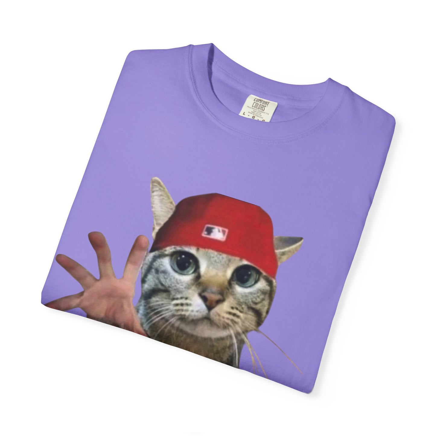 Funny Cat Graphic T-Shirt, Unisex Streetwear Tee, Pet Lover Gift, Casual Wear, Unique Animal Design Shirt
